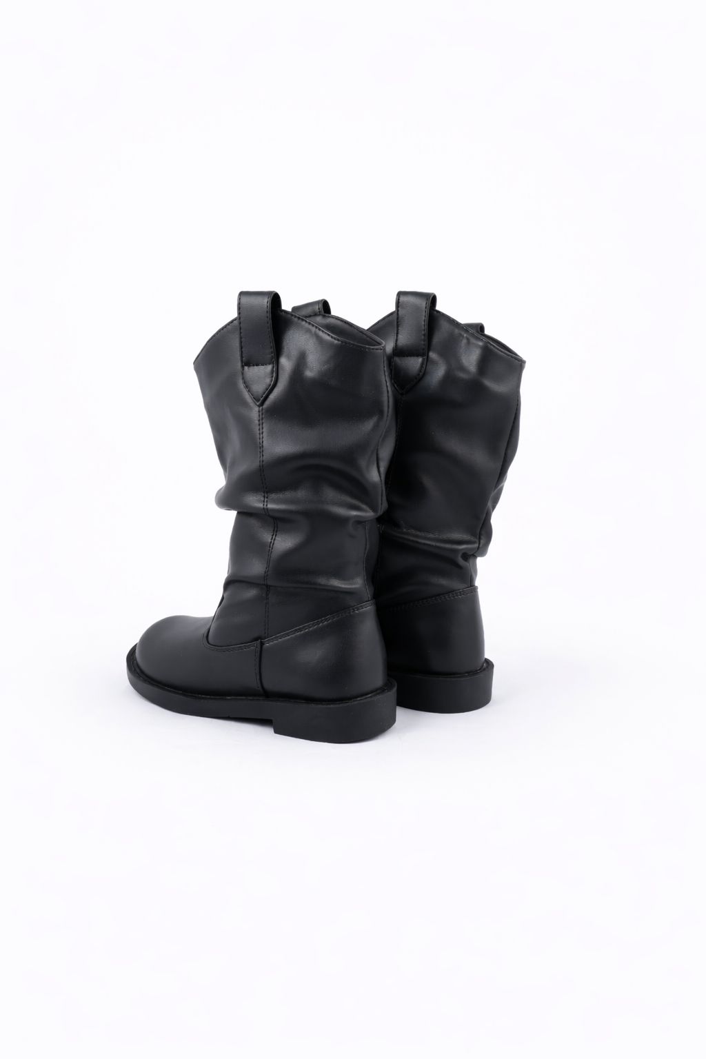 Pull on kids long boots