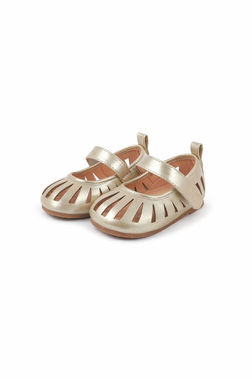 Cut-Out Strap Kids Ballerinas