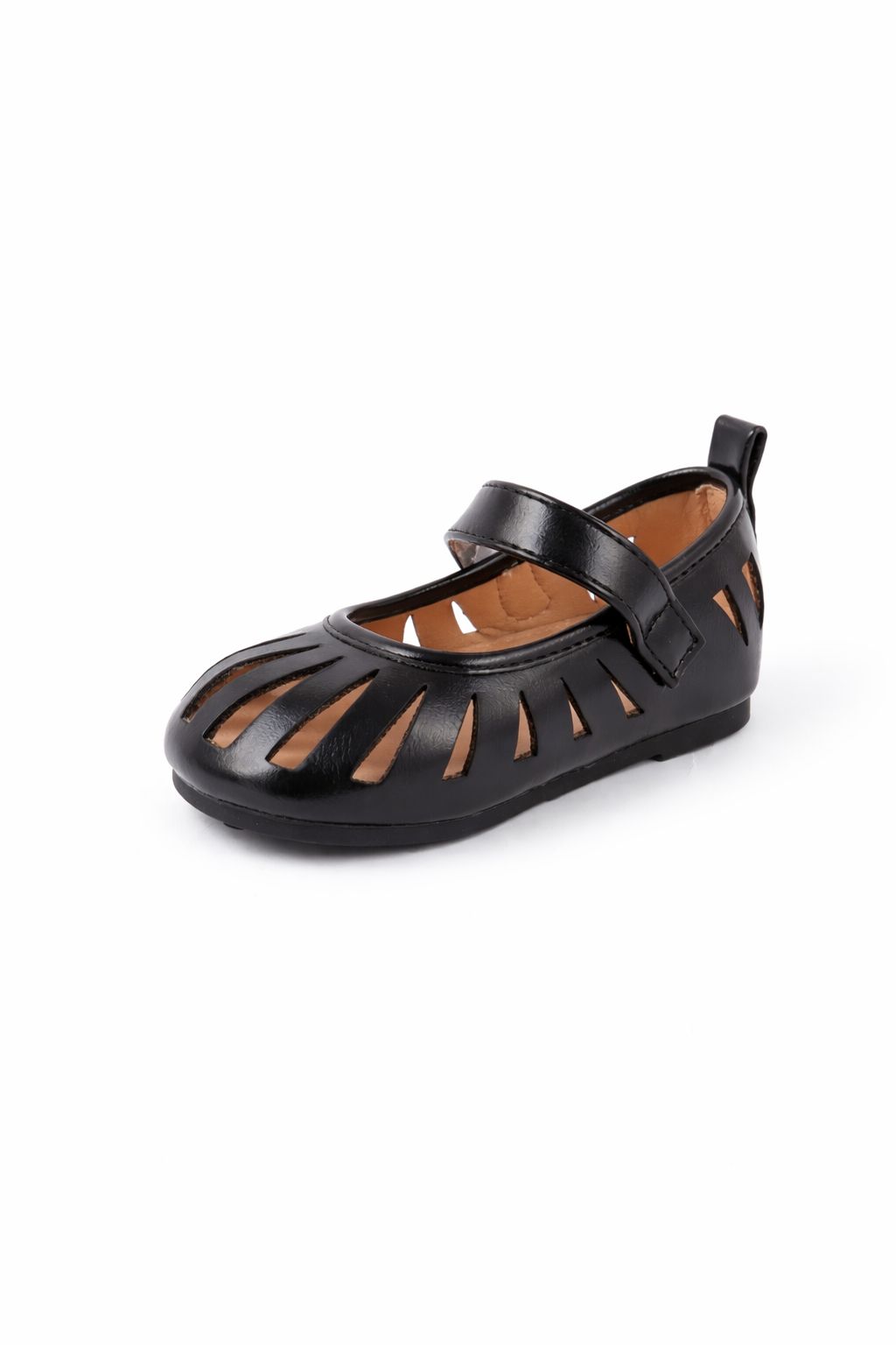 Cut-Out Strap Kids Ballerinas