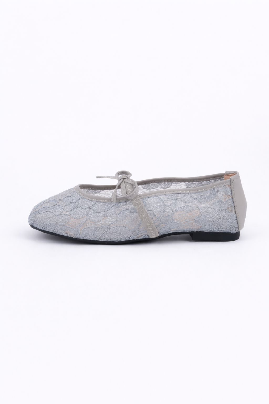 Lace Square Toe Ballerinas