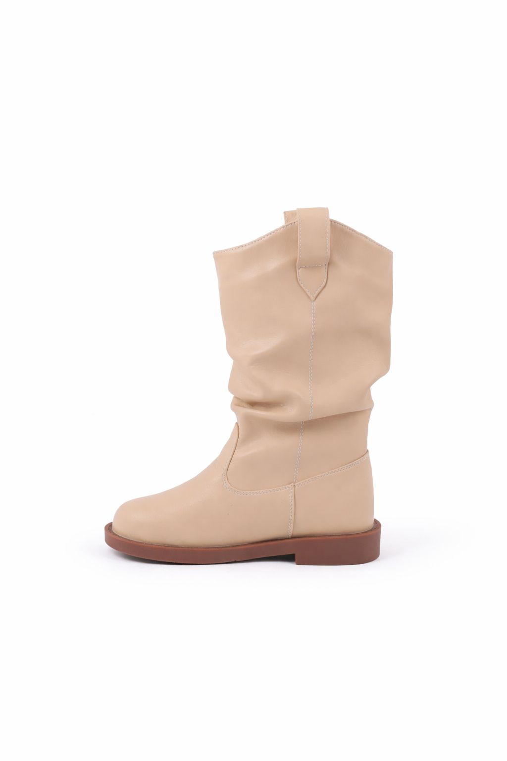 Pull on kids long boots