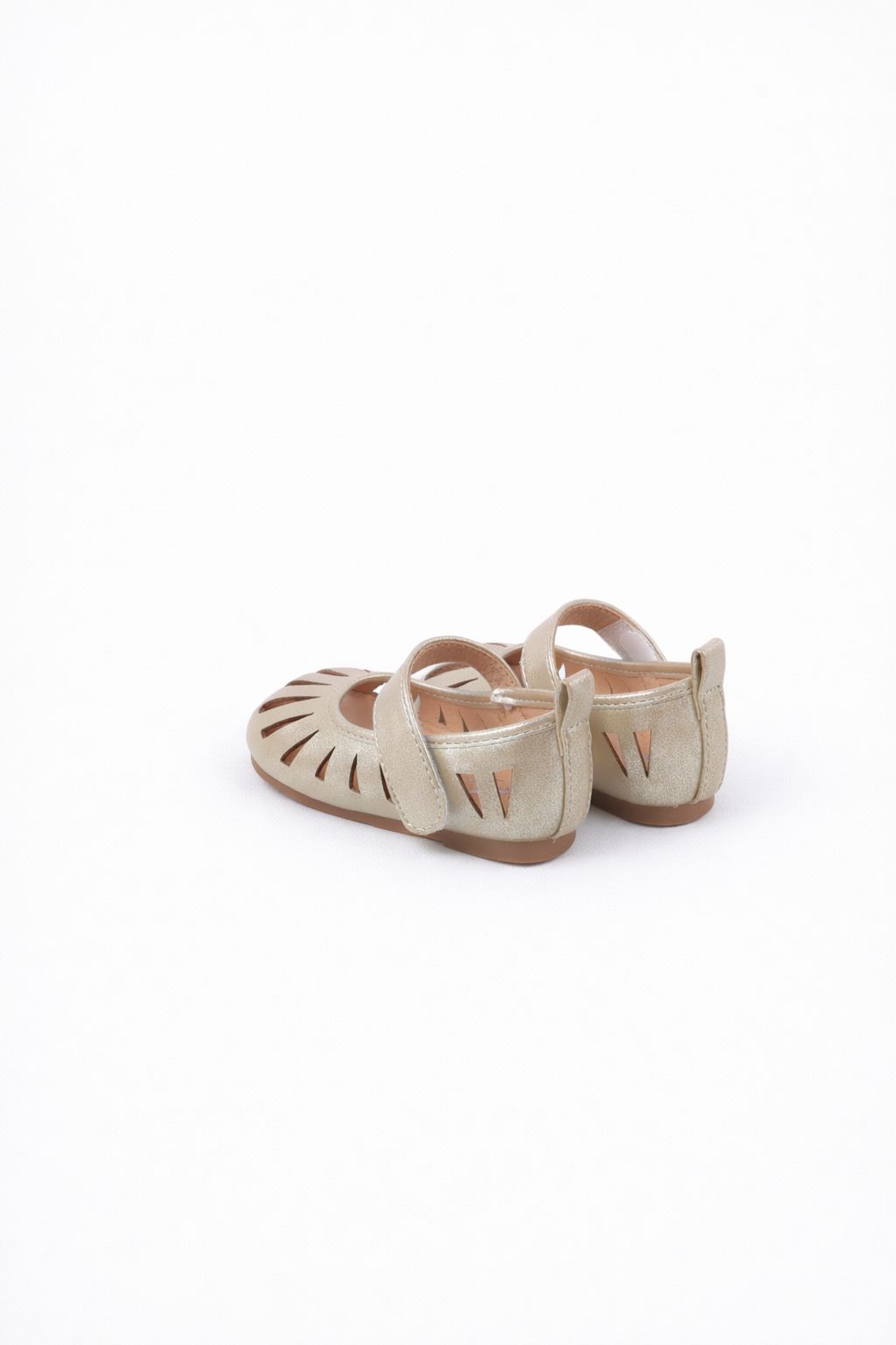Cut-Out Strap Kids Ballerinas