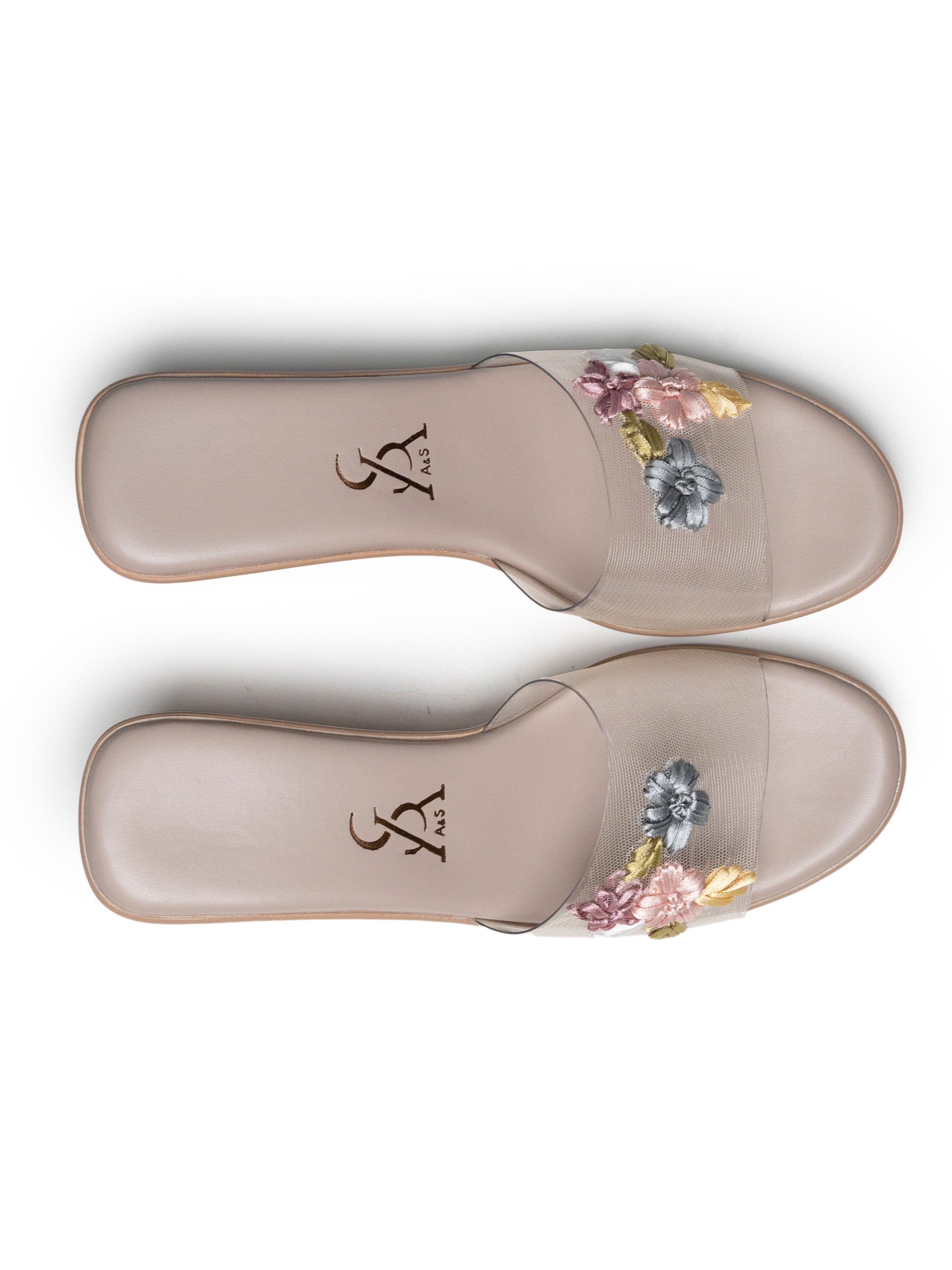 Floral Detail High Wedges