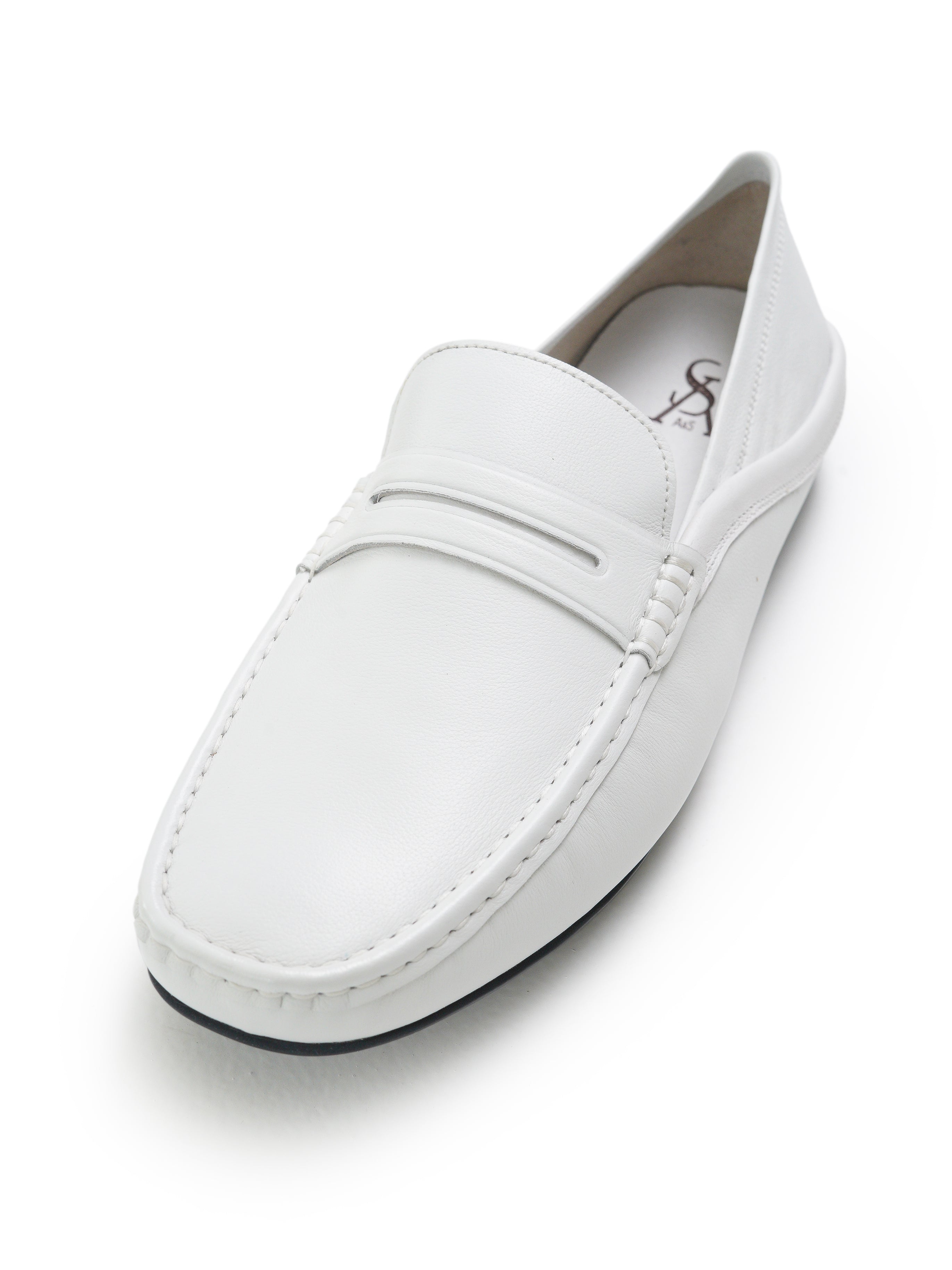 Casual leather loafers