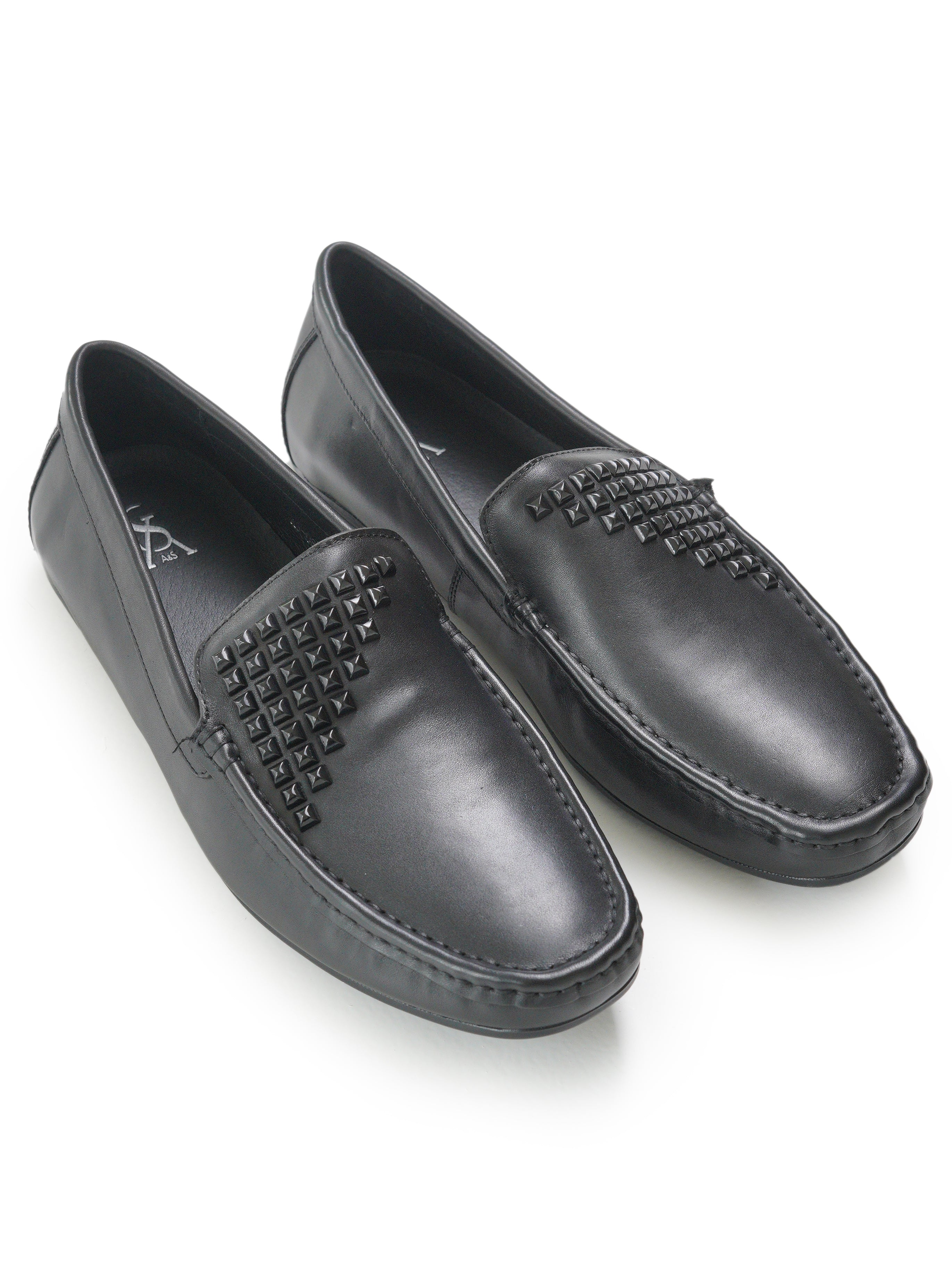 Studded moccasins