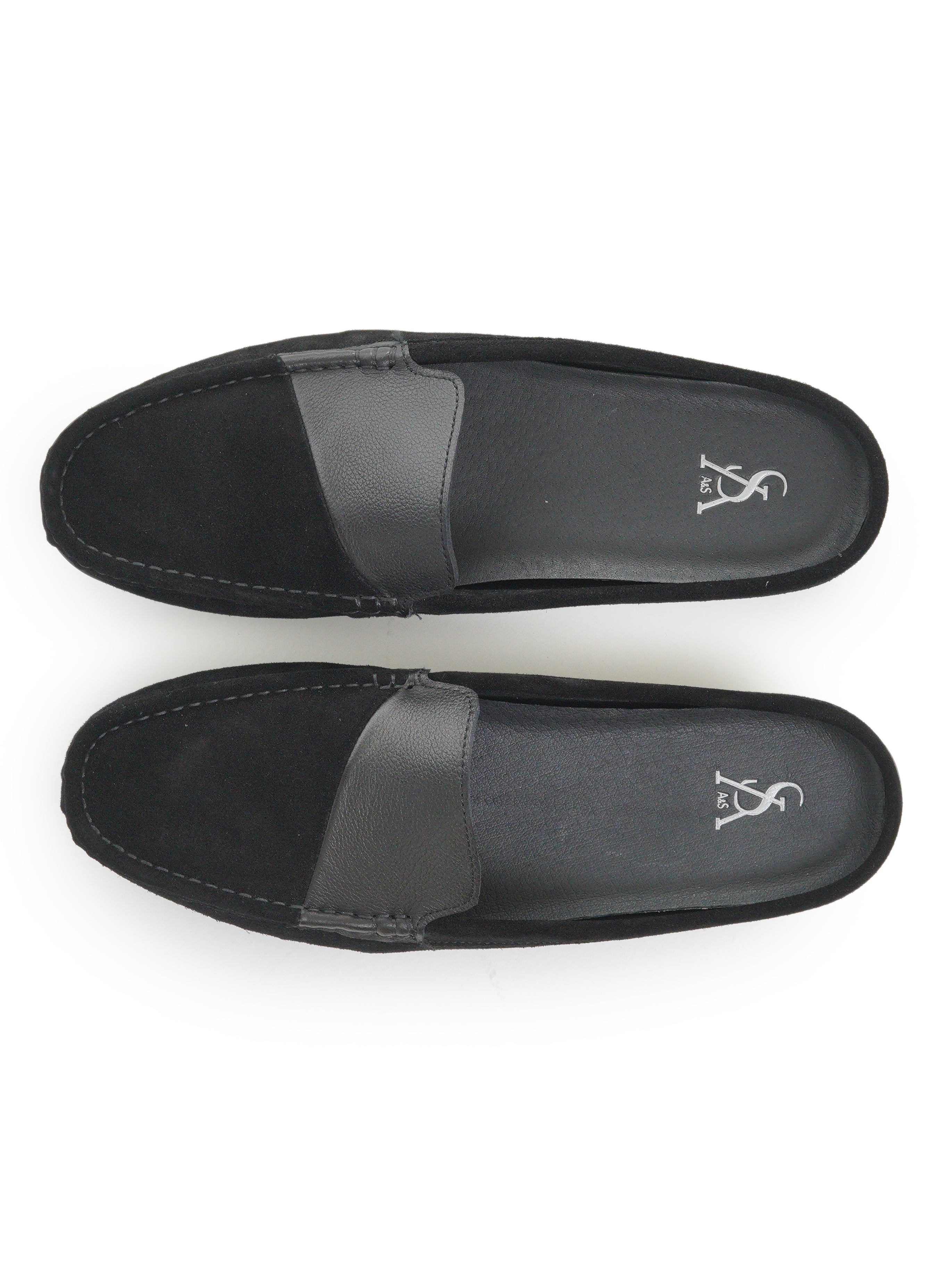 Casual mules with leather detailing