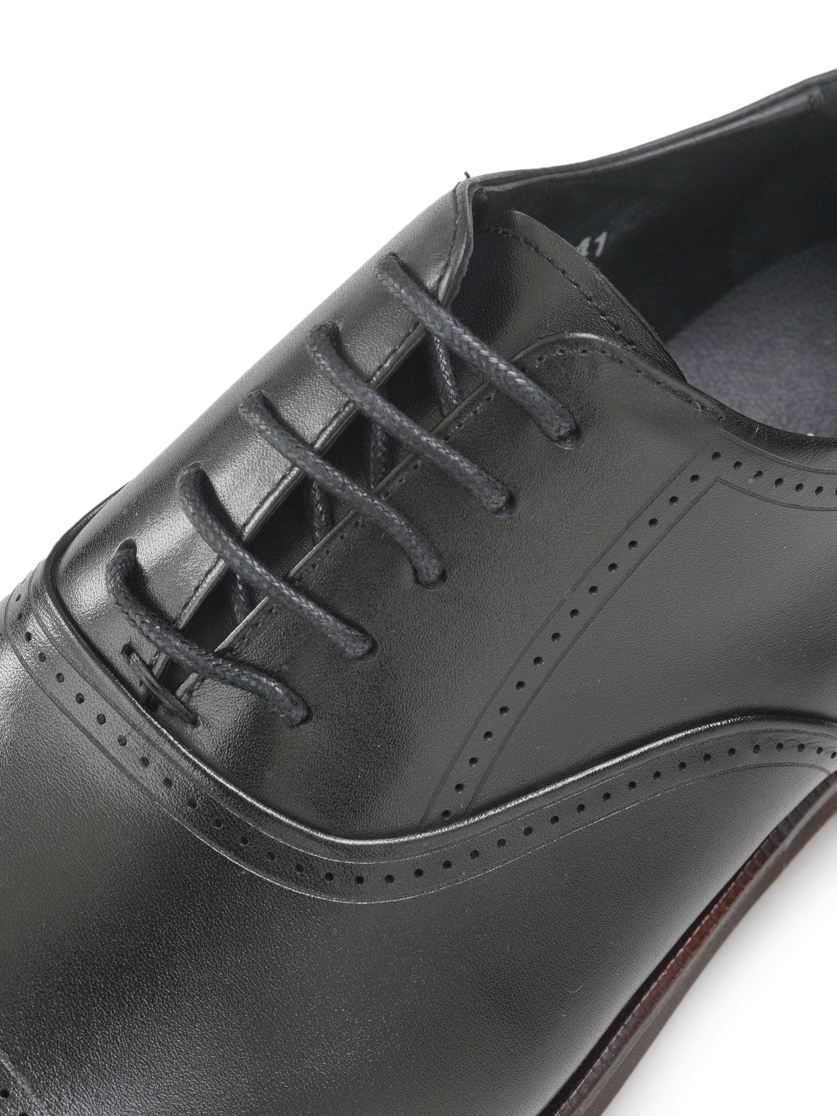 Formal leather lace-ups