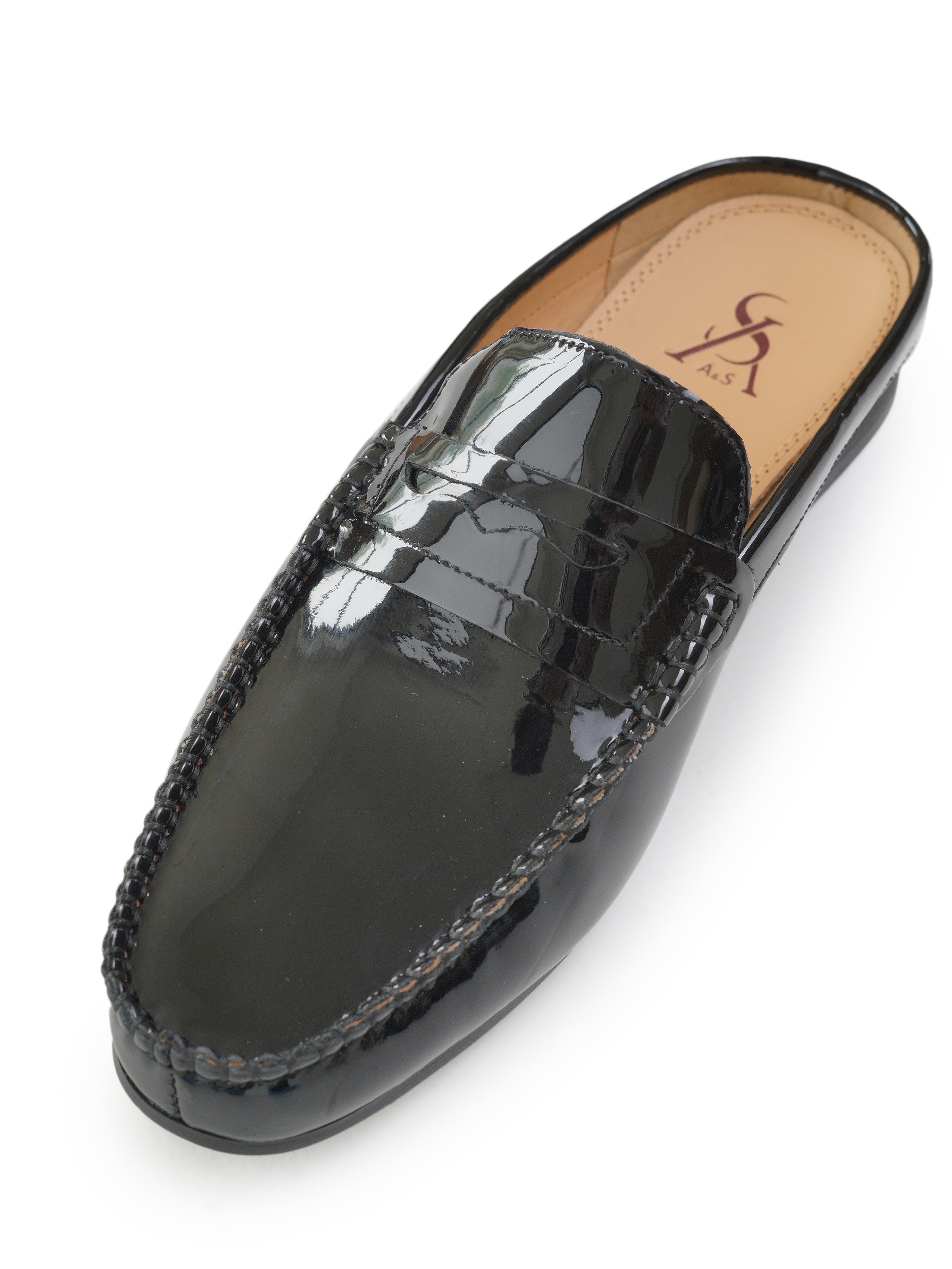 Elegant open-back mules