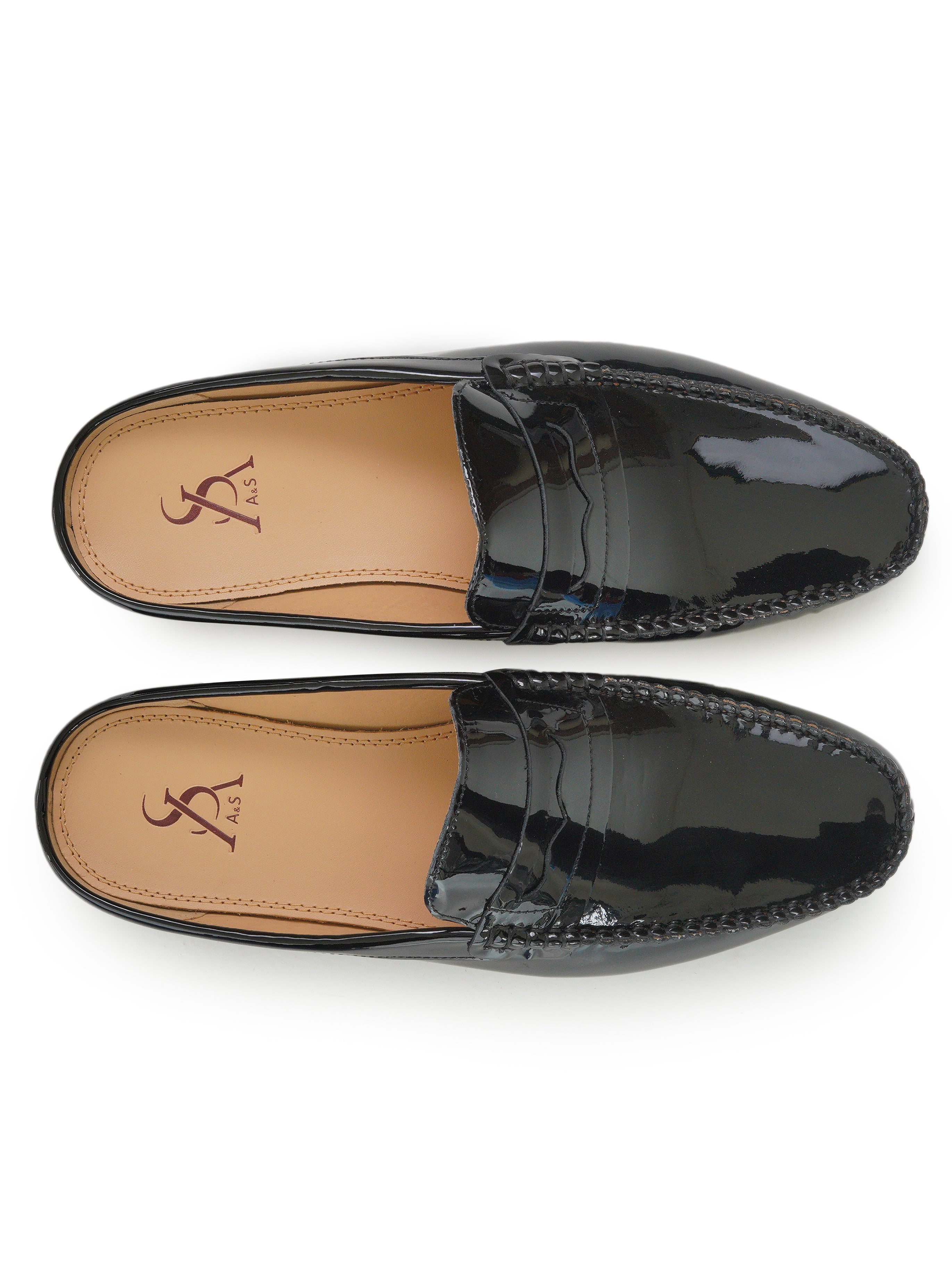 Elegant open-back mules
