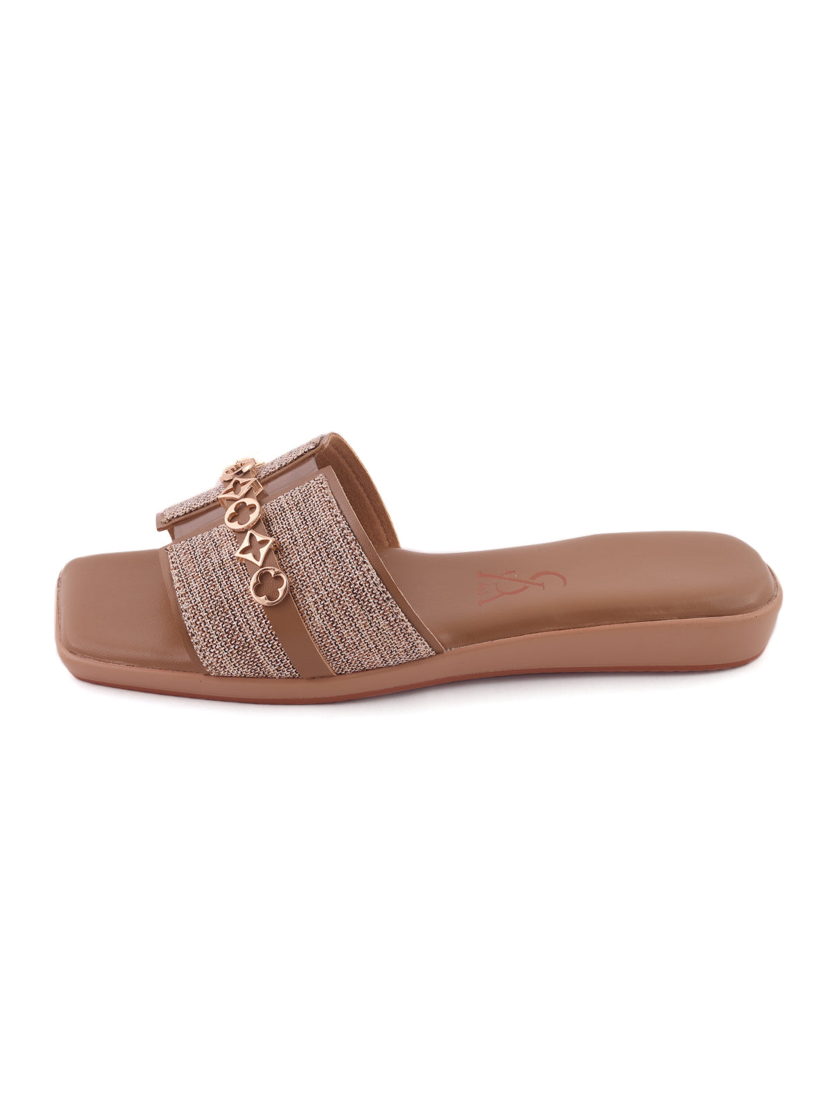 Jute Textured Flats