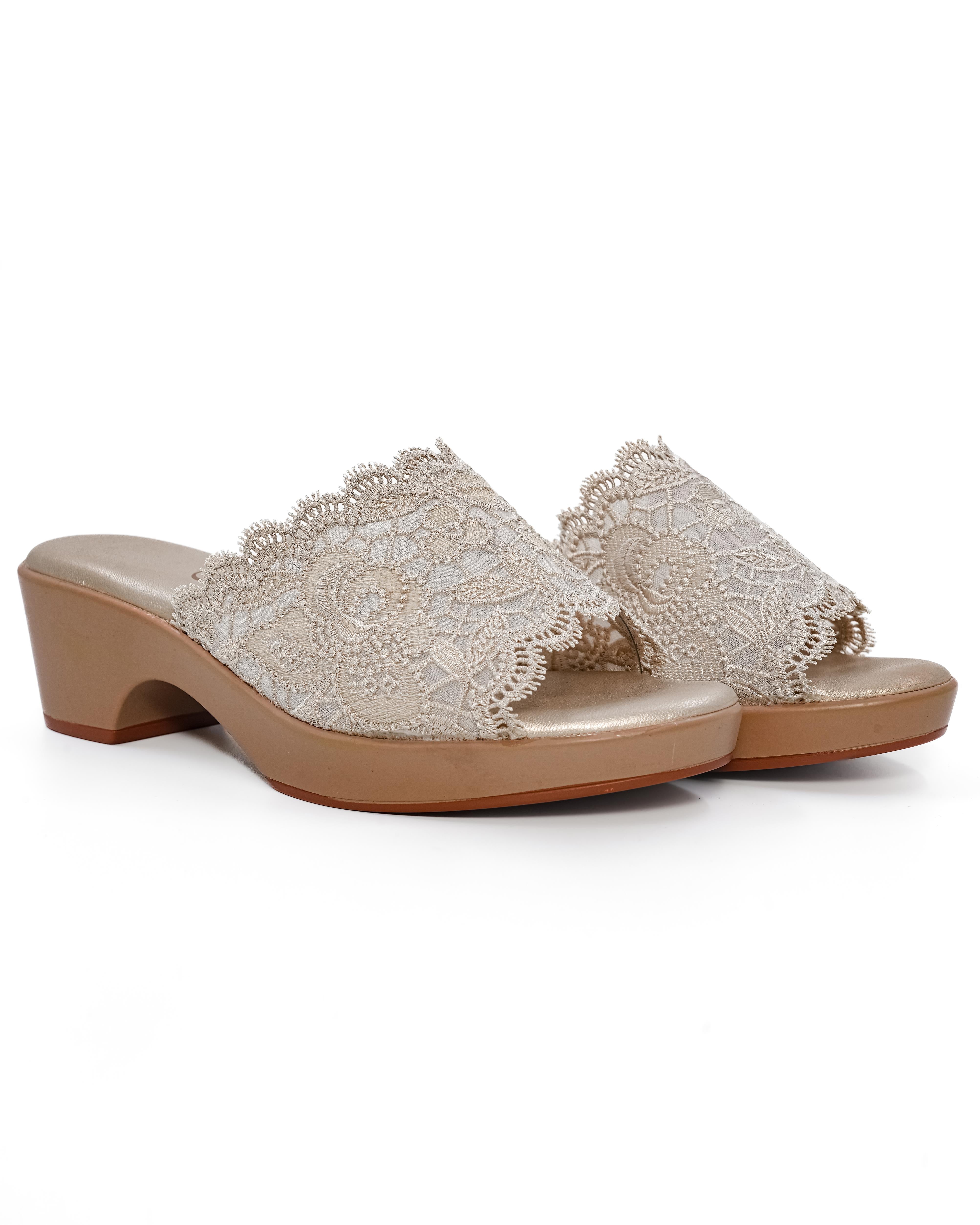 Lace Detail Wedges