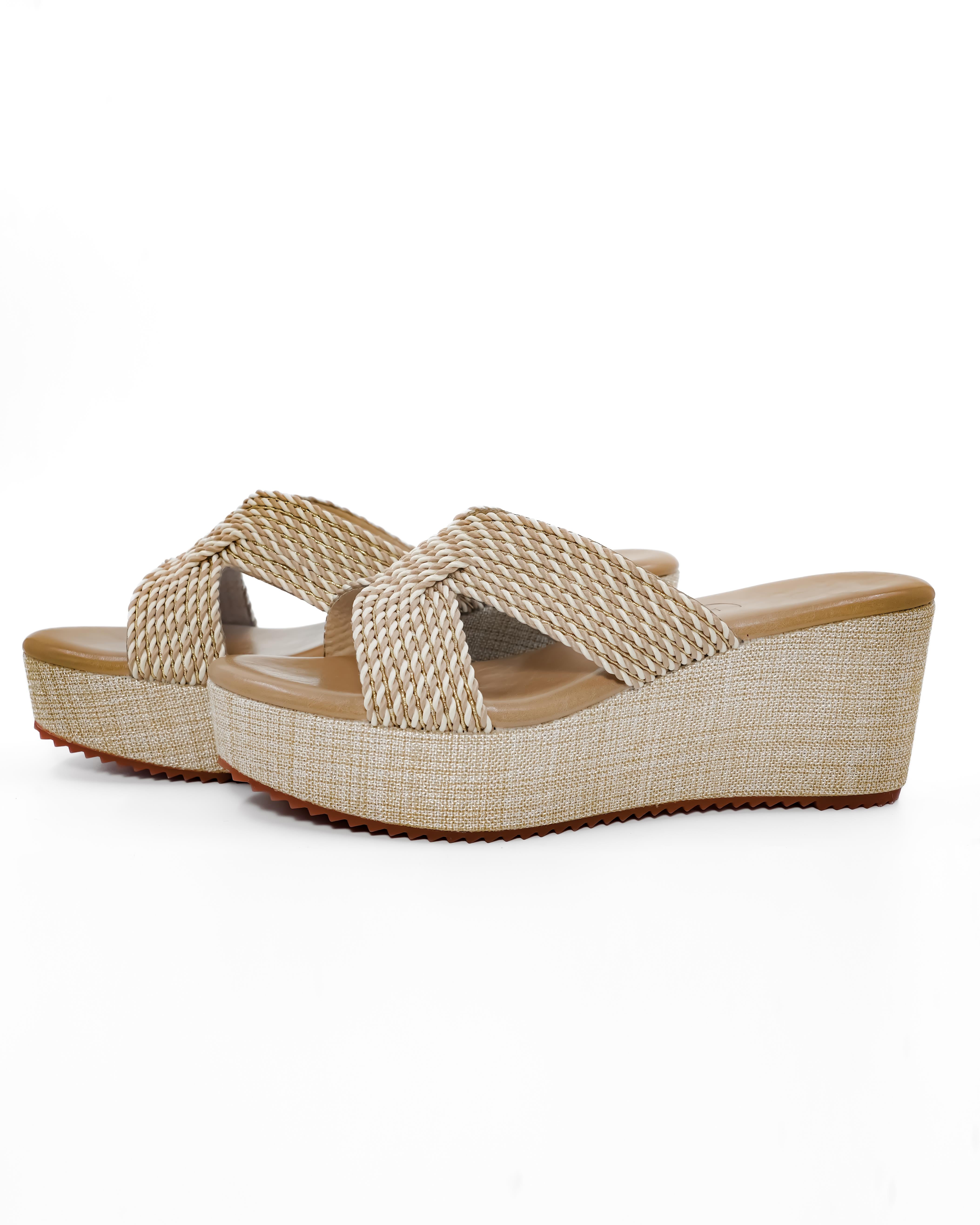 Dual Tone Textured Wedges