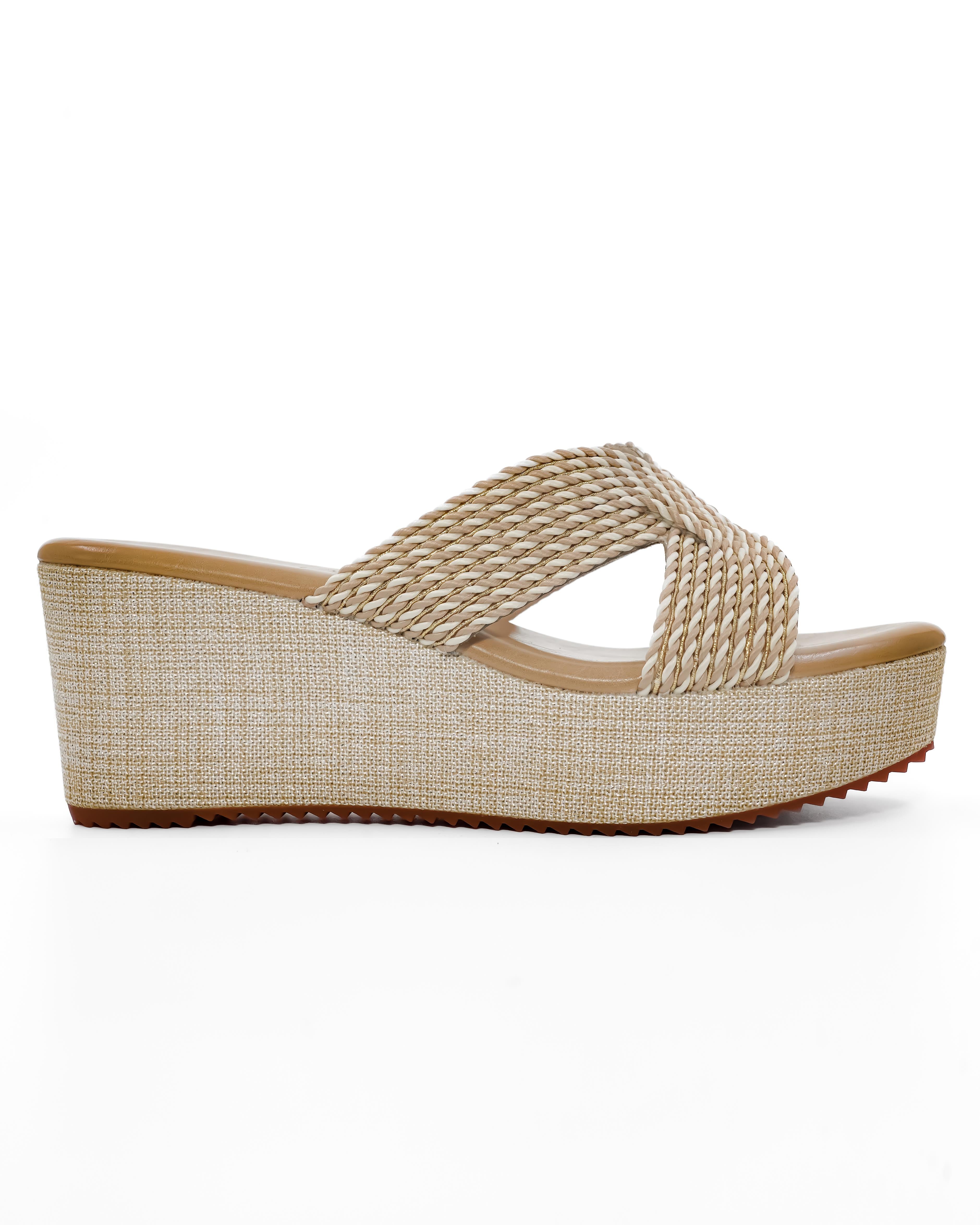 Dual Tone Textured Wedges