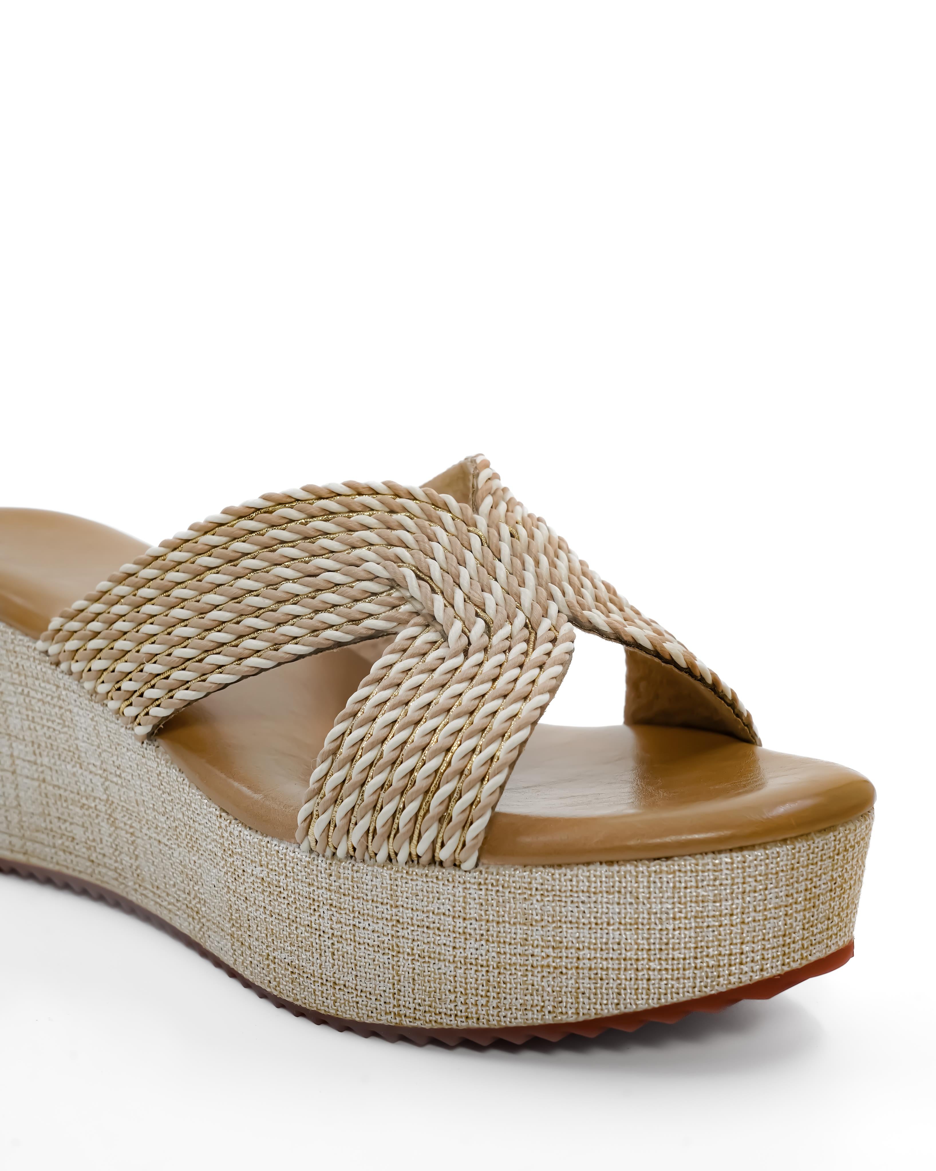 Dual Tone Textured Wedges