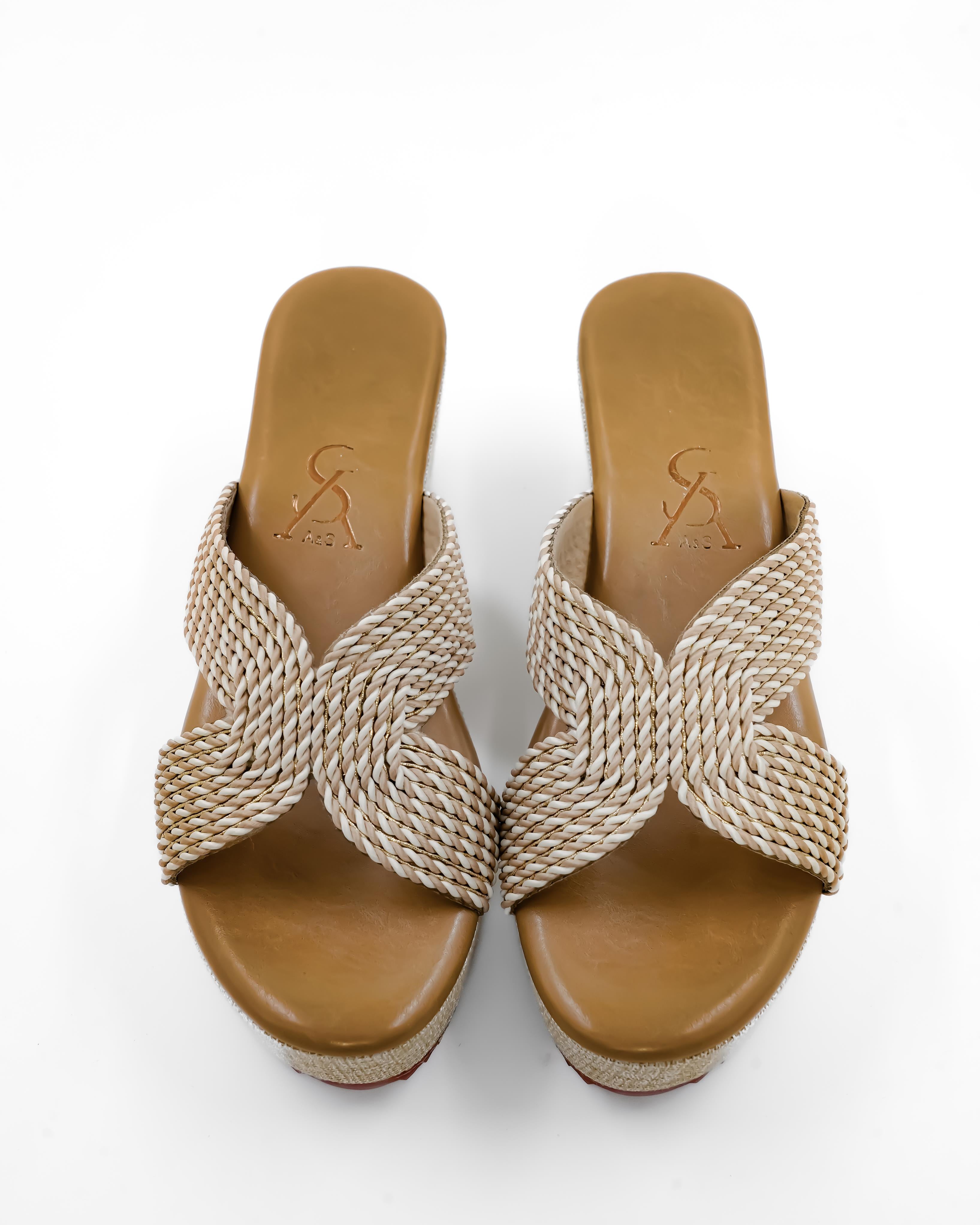 Dual Tone Textured Wedges