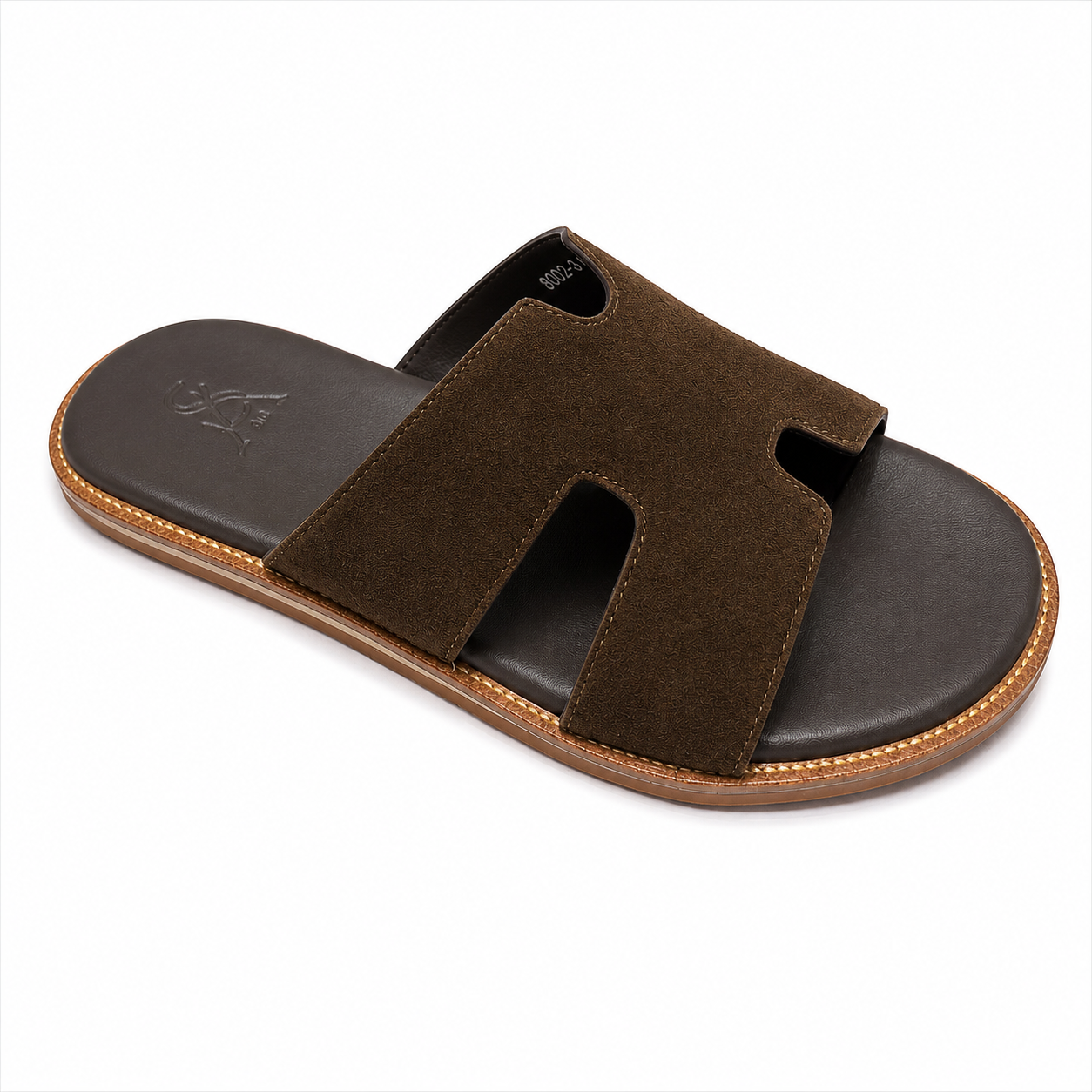H cutout mens flats