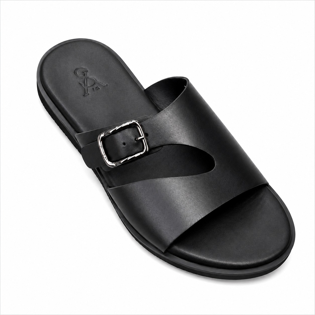 Buckle detail men flats