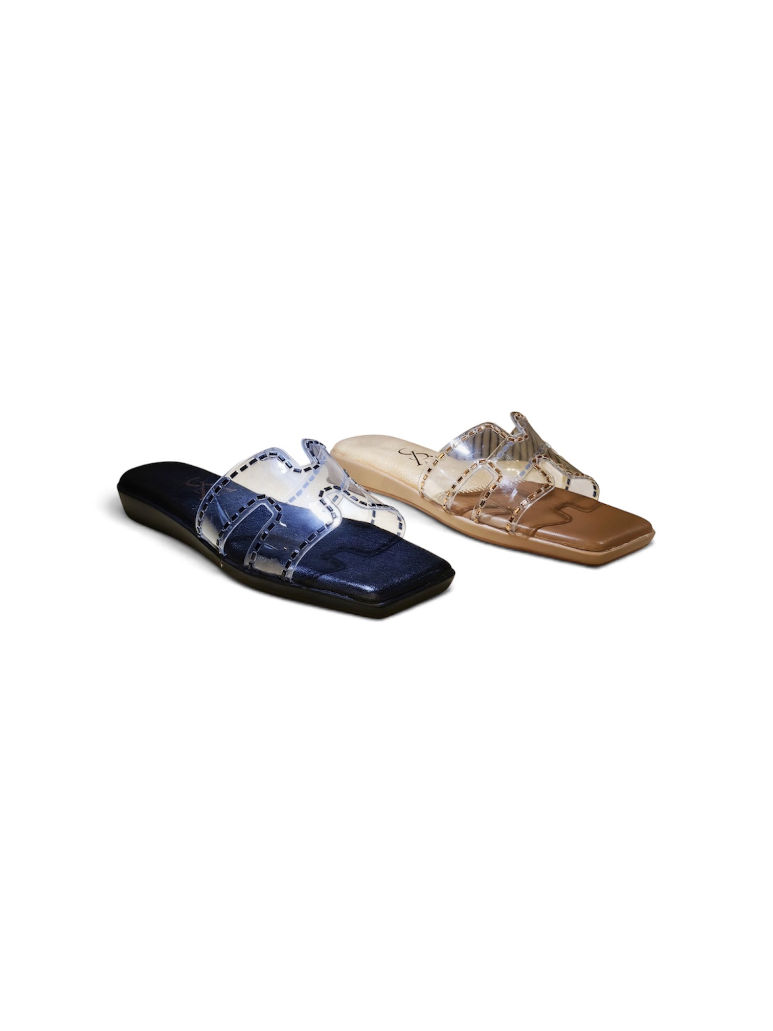 Vinyl cutout embellished flats