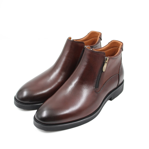 CHELSEA LEATHER BOOTS WITH SIDE ZIP