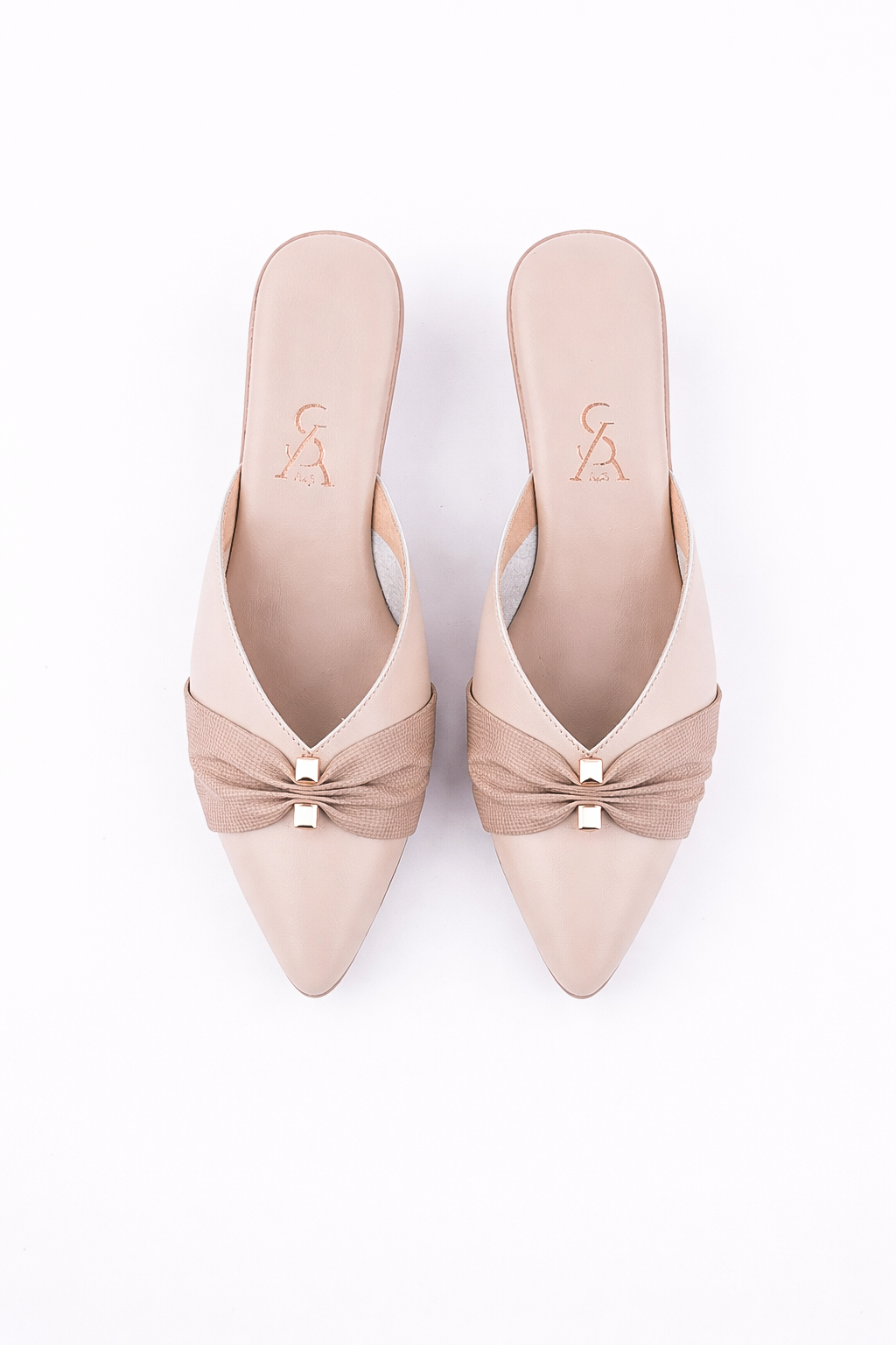 Pleated Detail High Platform Wedges