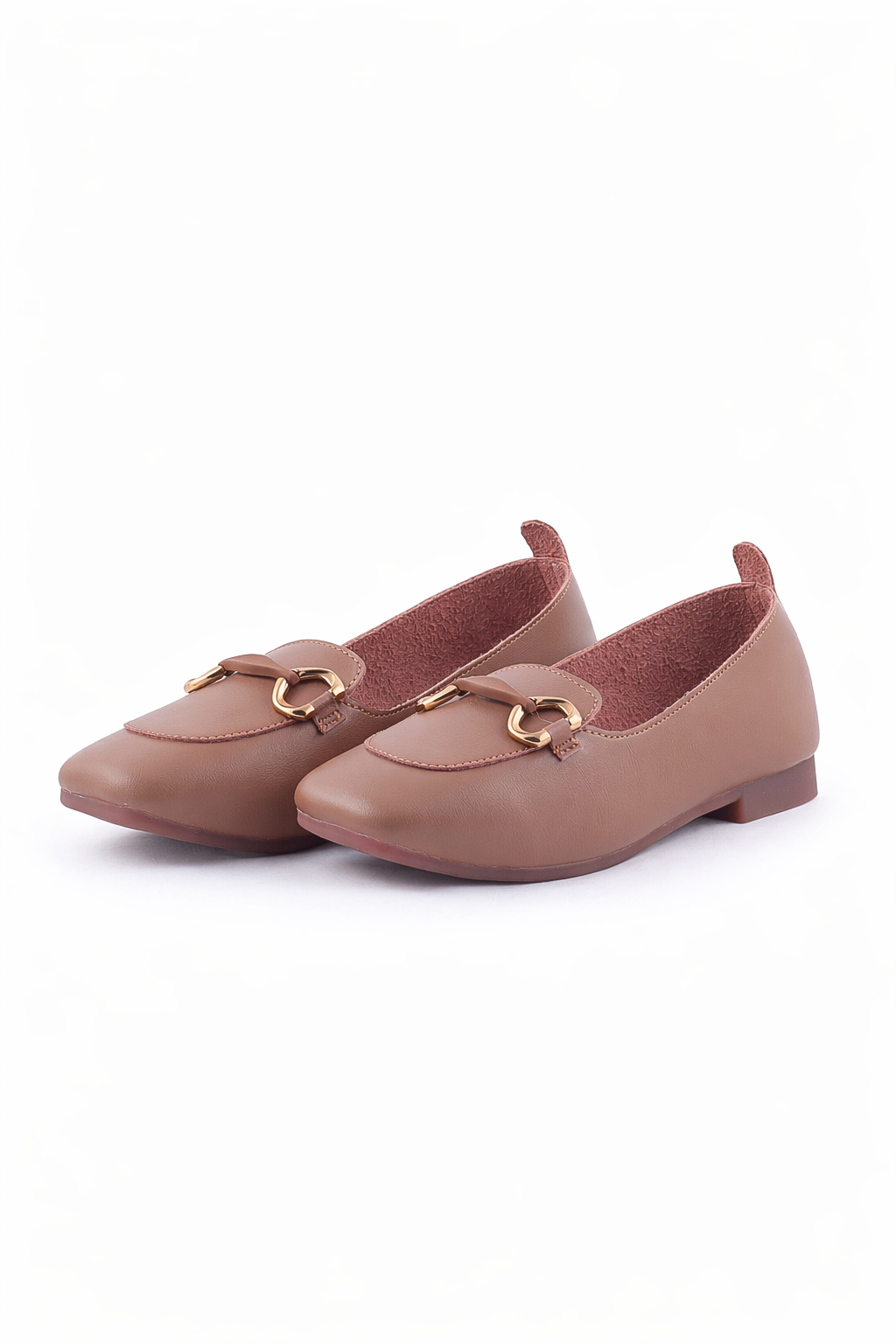 Metal Link strap detail Ballerinas