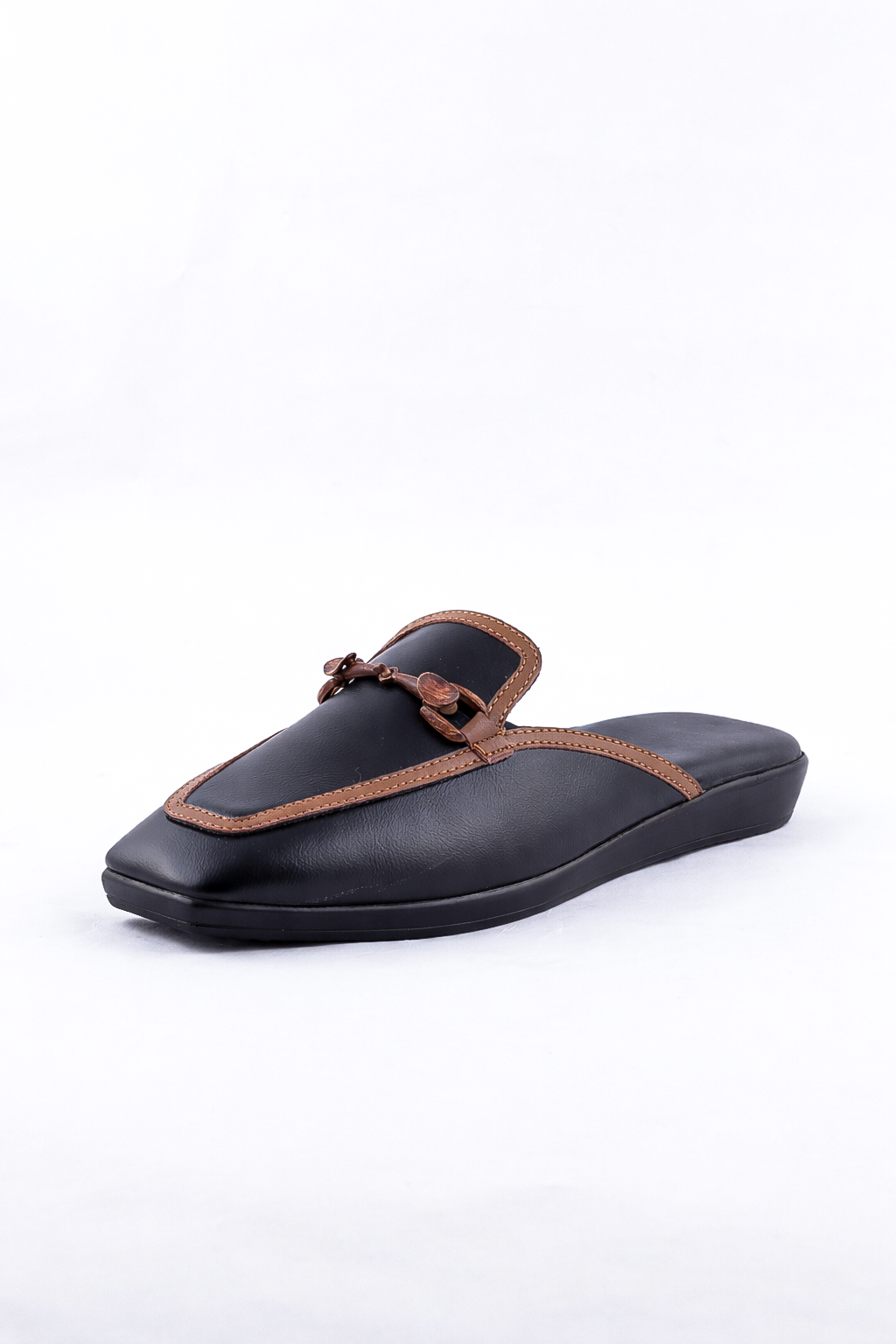 Classic Buckle detail slip on Mules