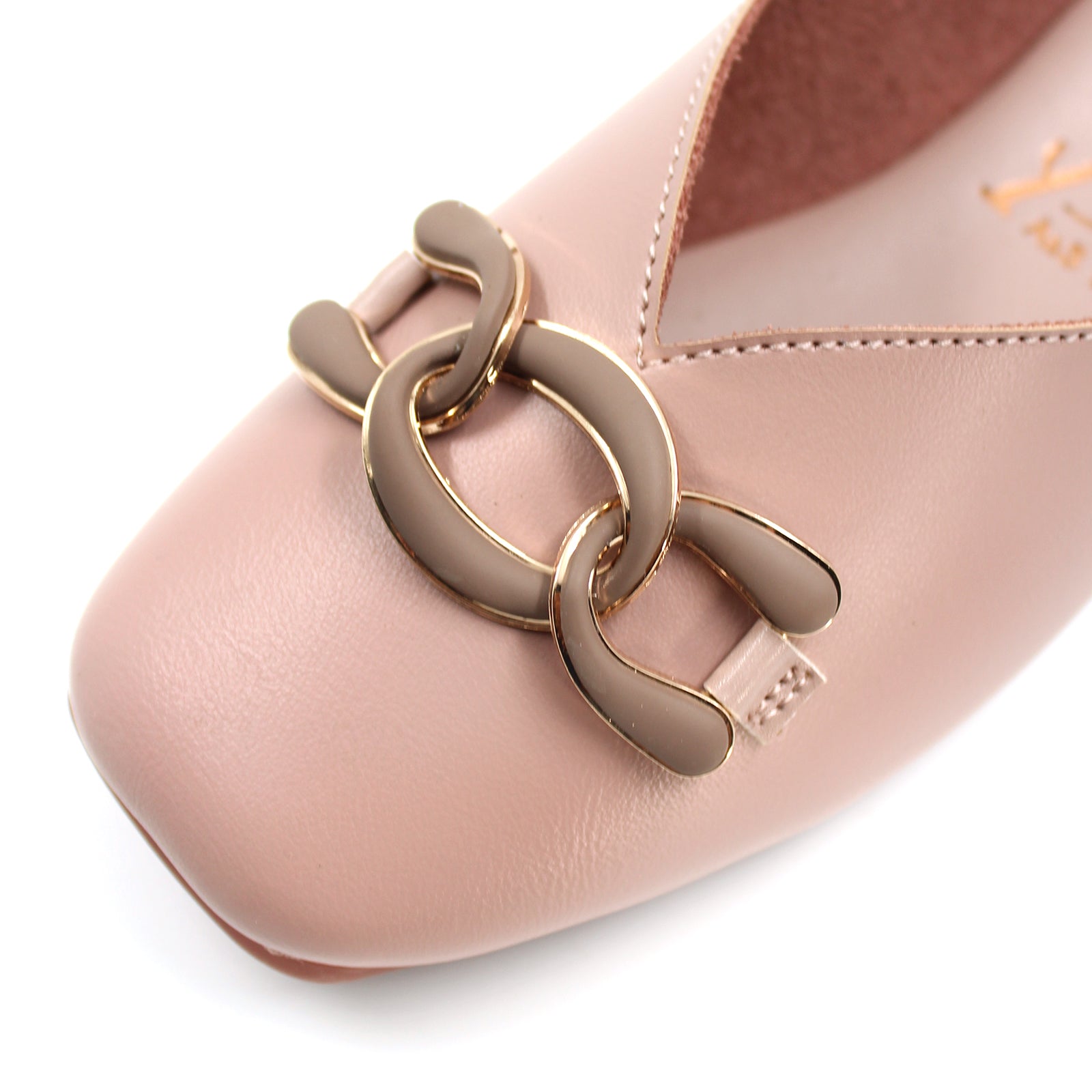 Chunky Chain Detail Loafers