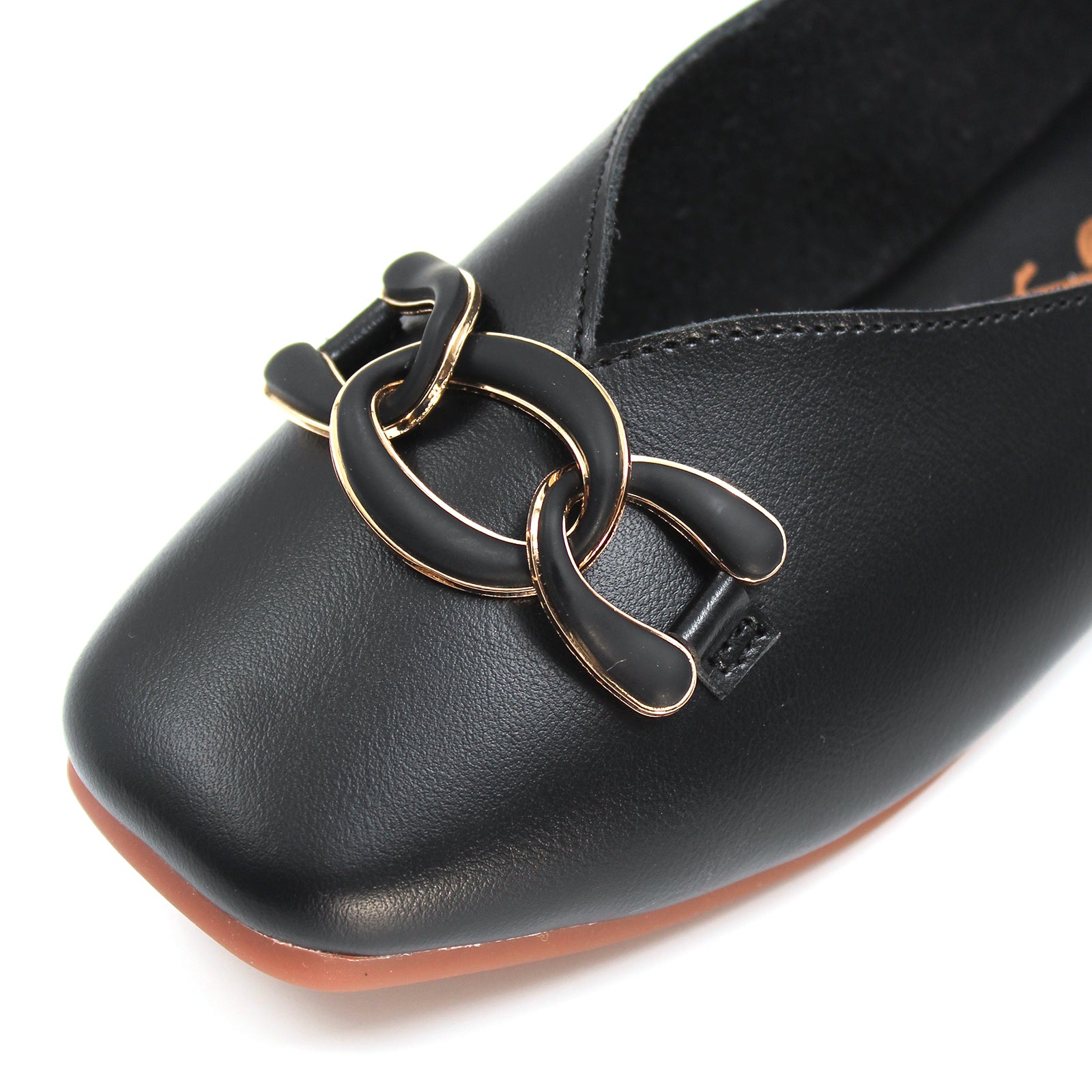 Chunky Chain Detail Loafers