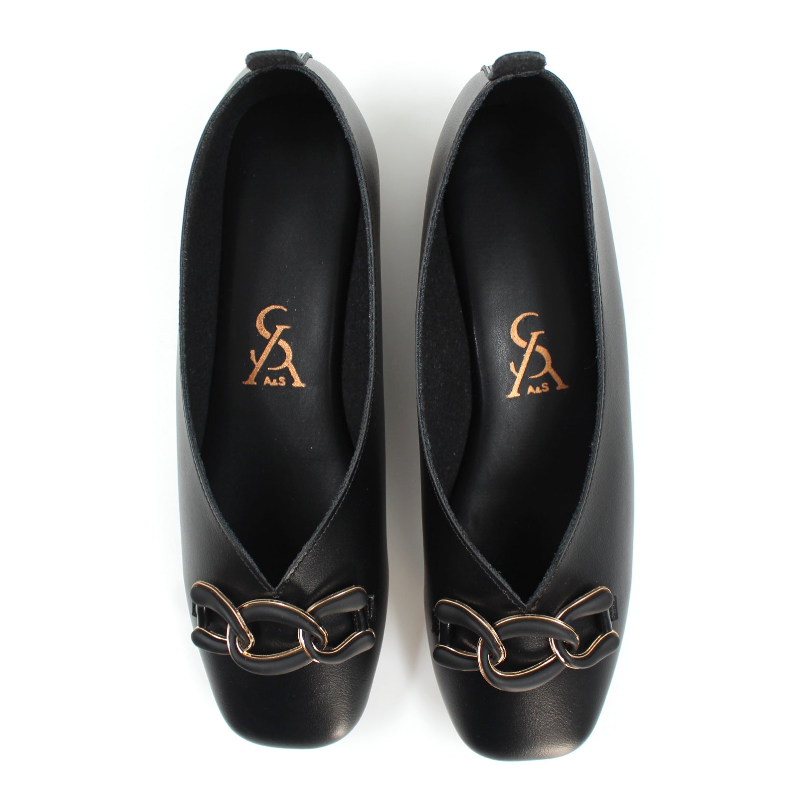 Chunky Chain Detail Loafers