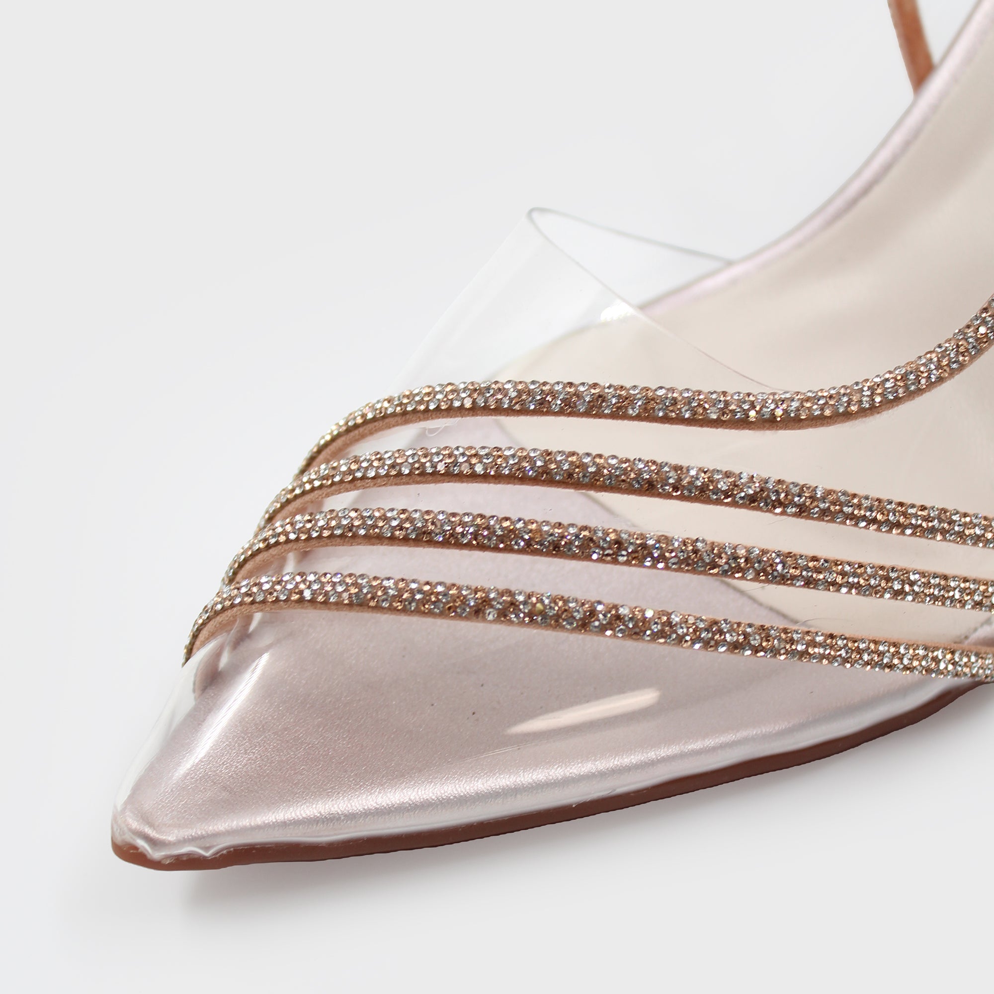 Embellished Detail Pointed Toe Heels