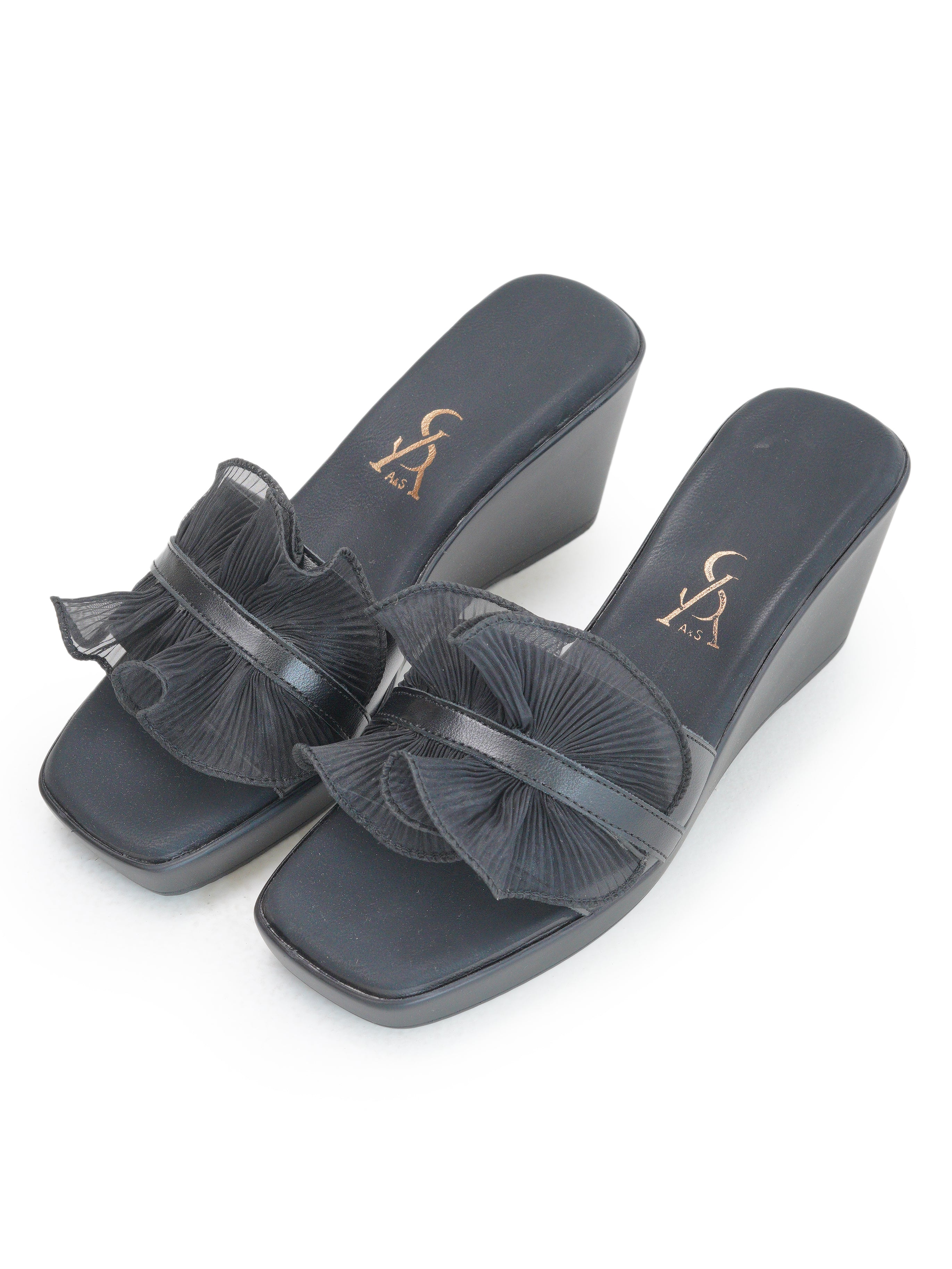 CRINKLED HIGH WEDGES