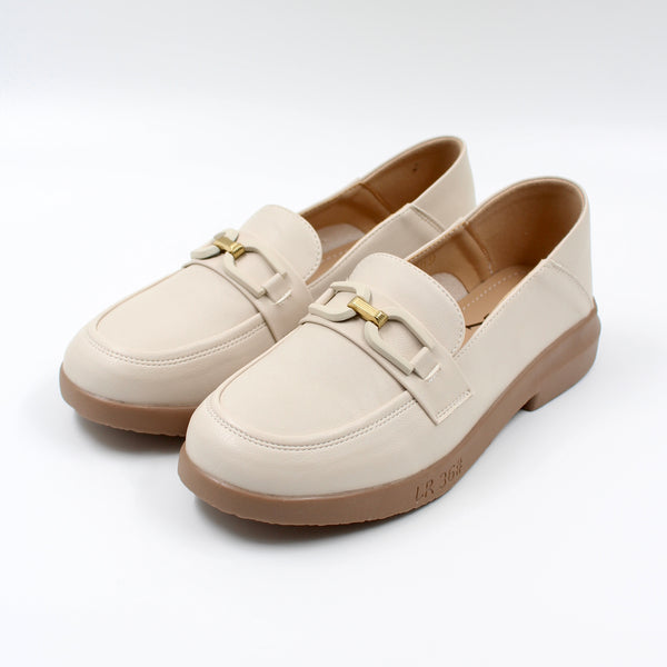 BUCKLE DETAIL CUSHIONED LOAFERS