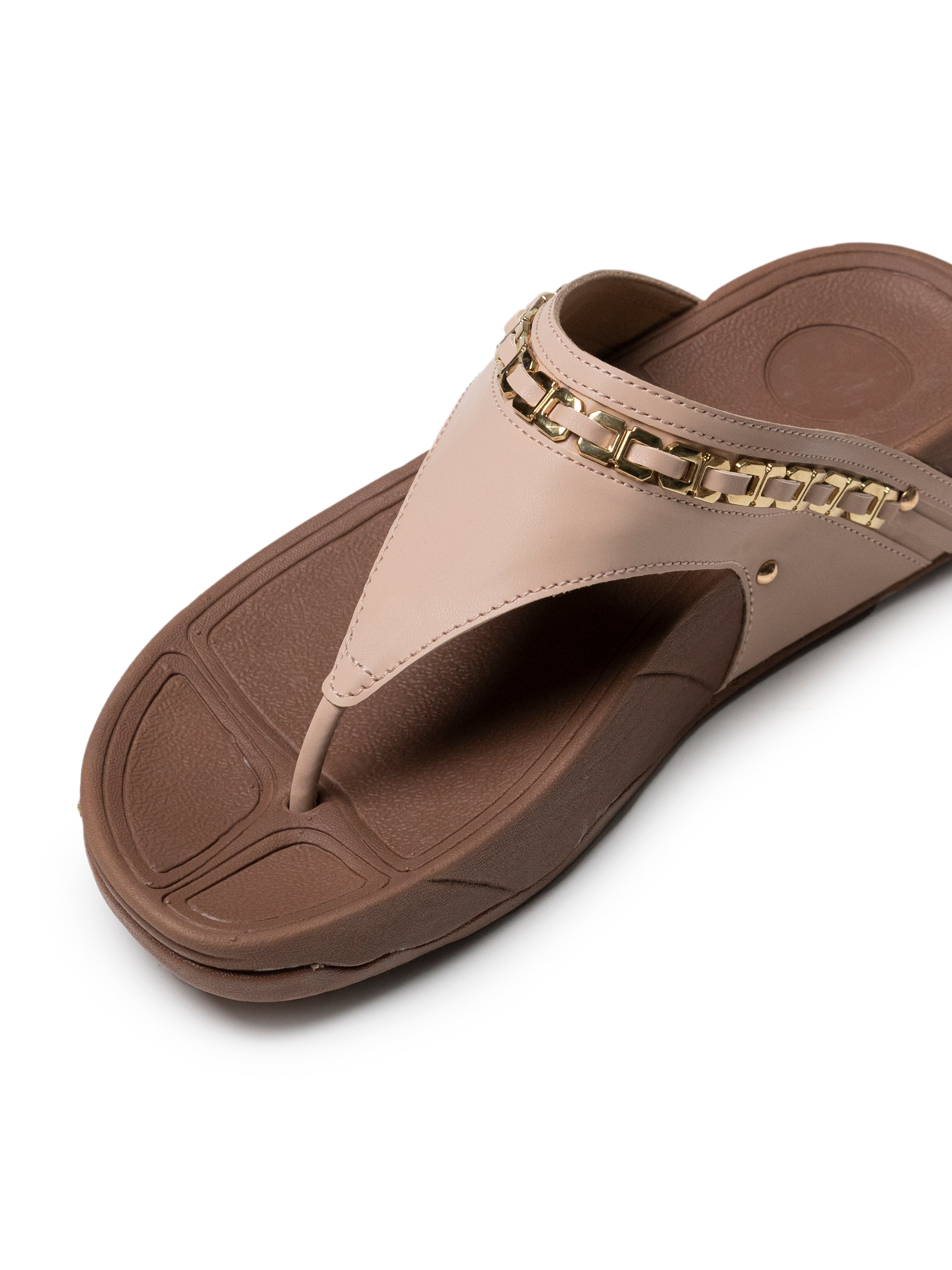 Chain T-strap Detail Flip Flop