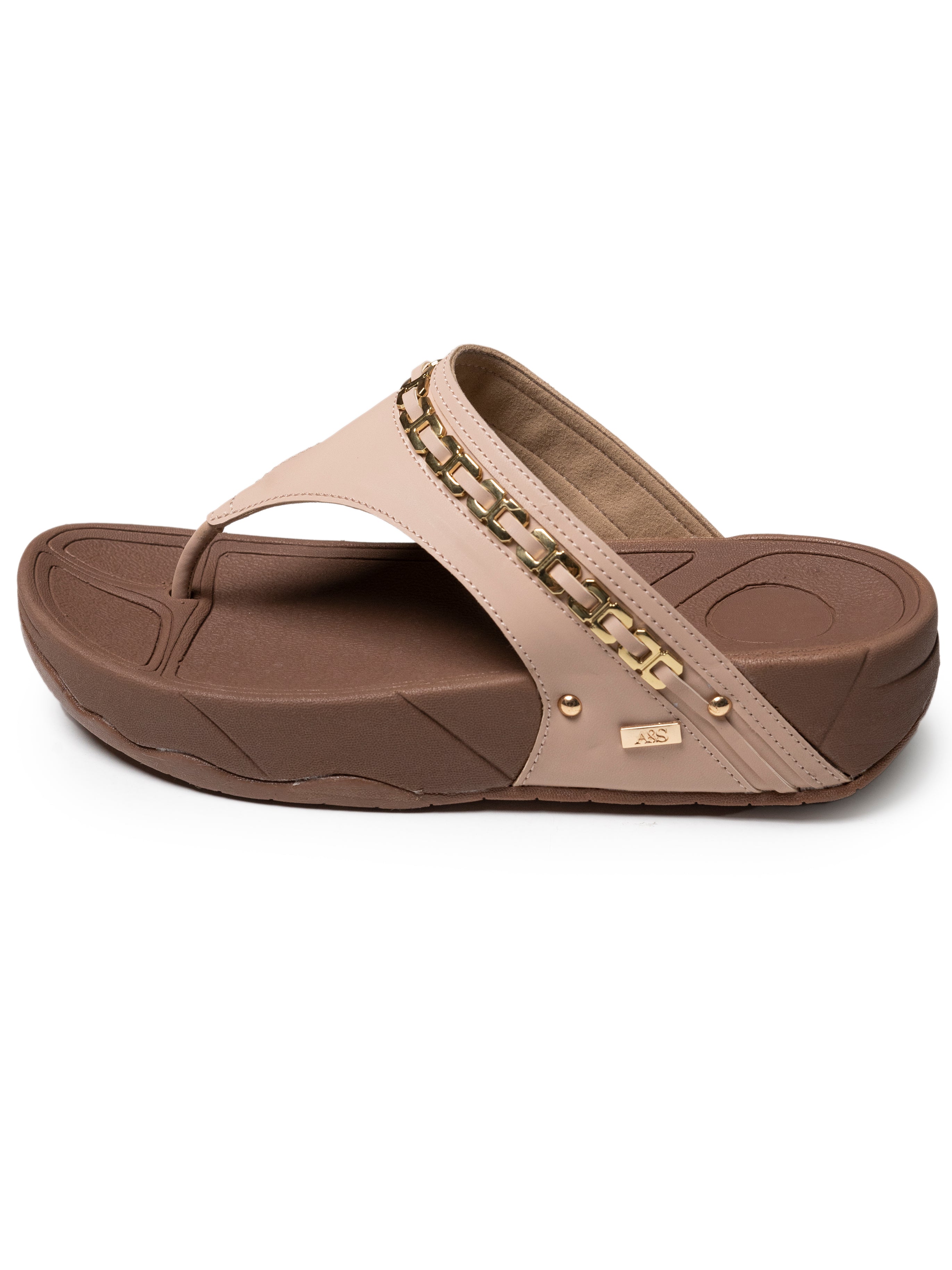 Chain T-strap Detail Flip Flop