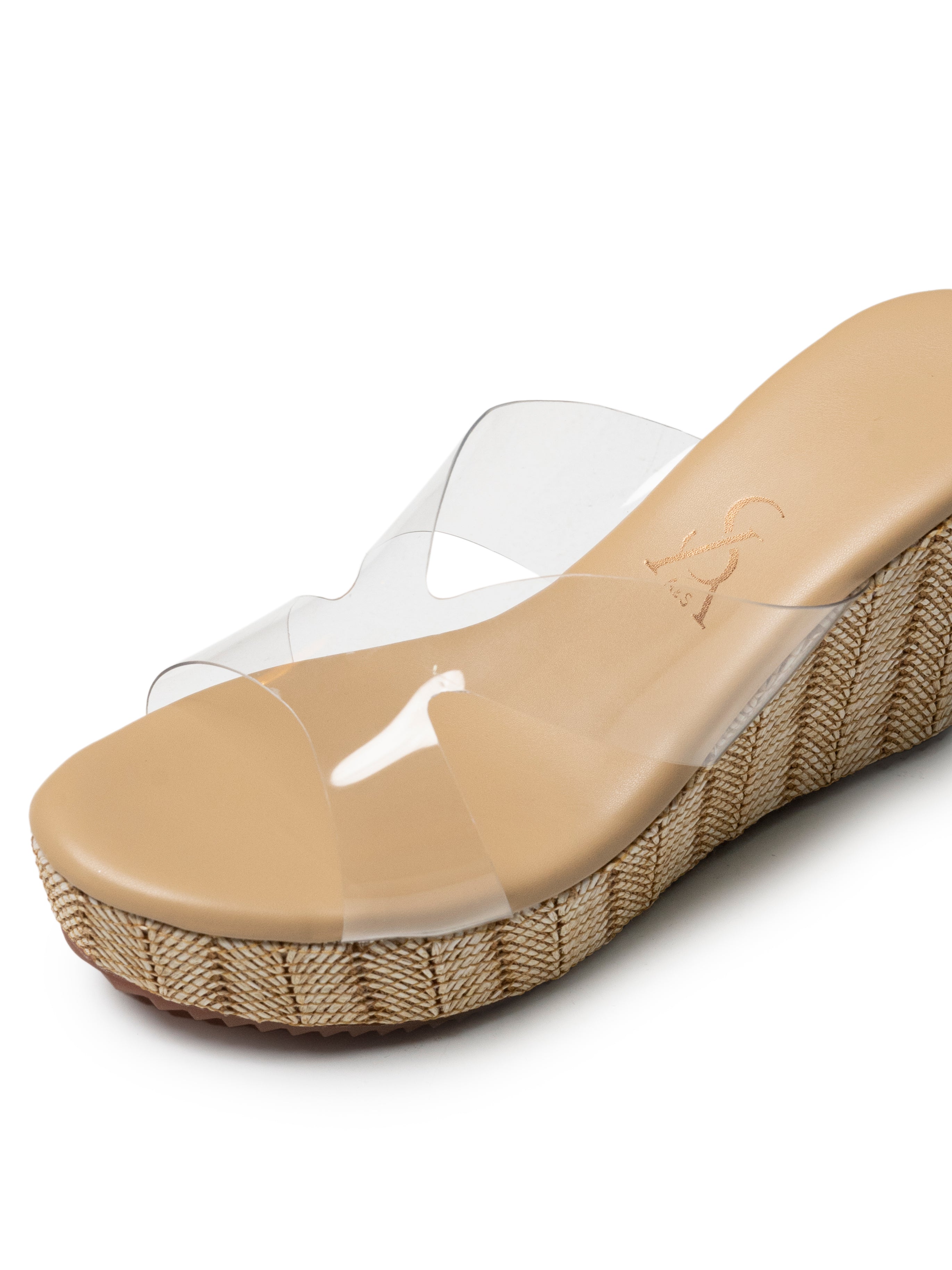 Cutout Transparent High Wedges