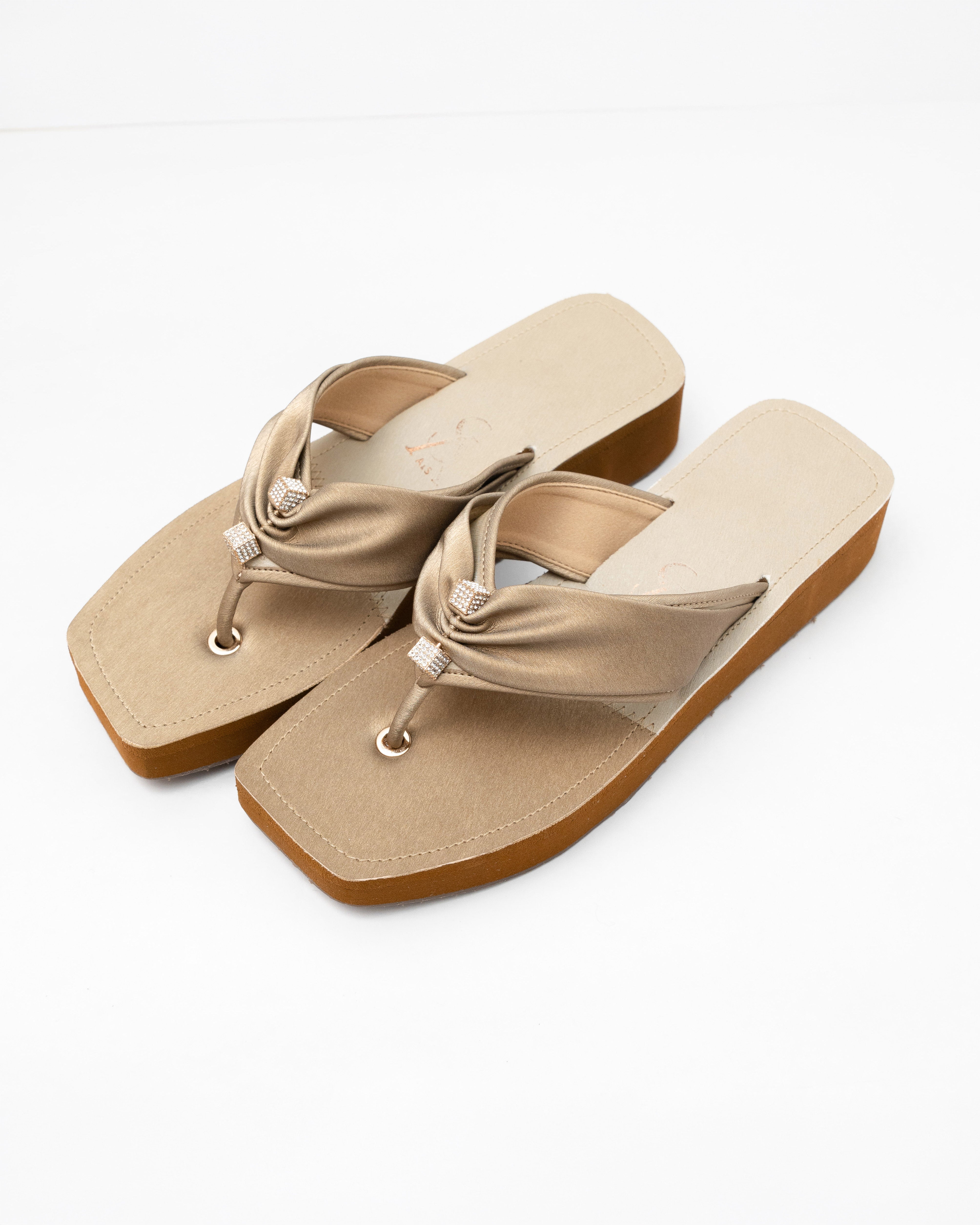 Embellished Cinch Detail Wedges