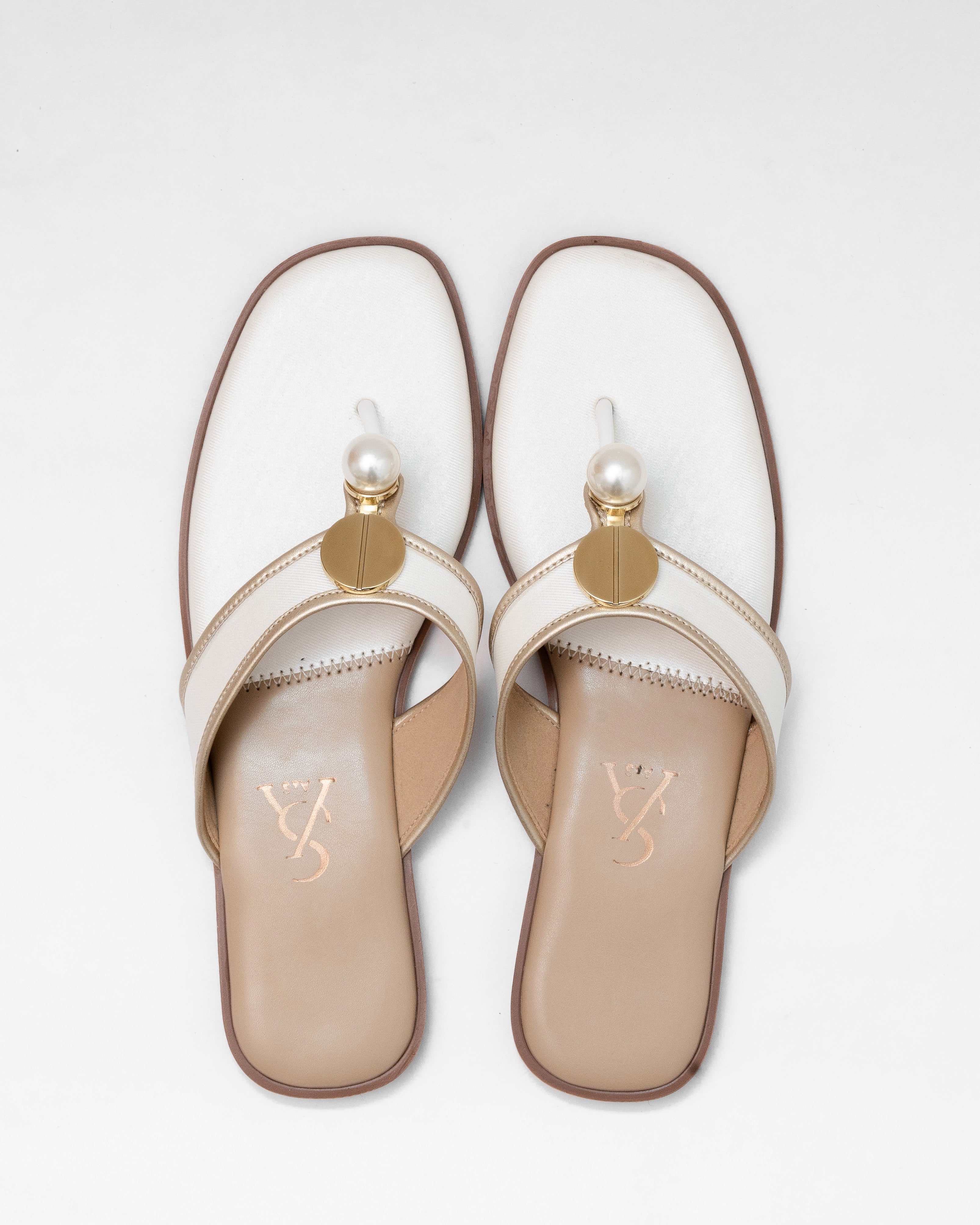 Pearl Strap Detail Flip Flop