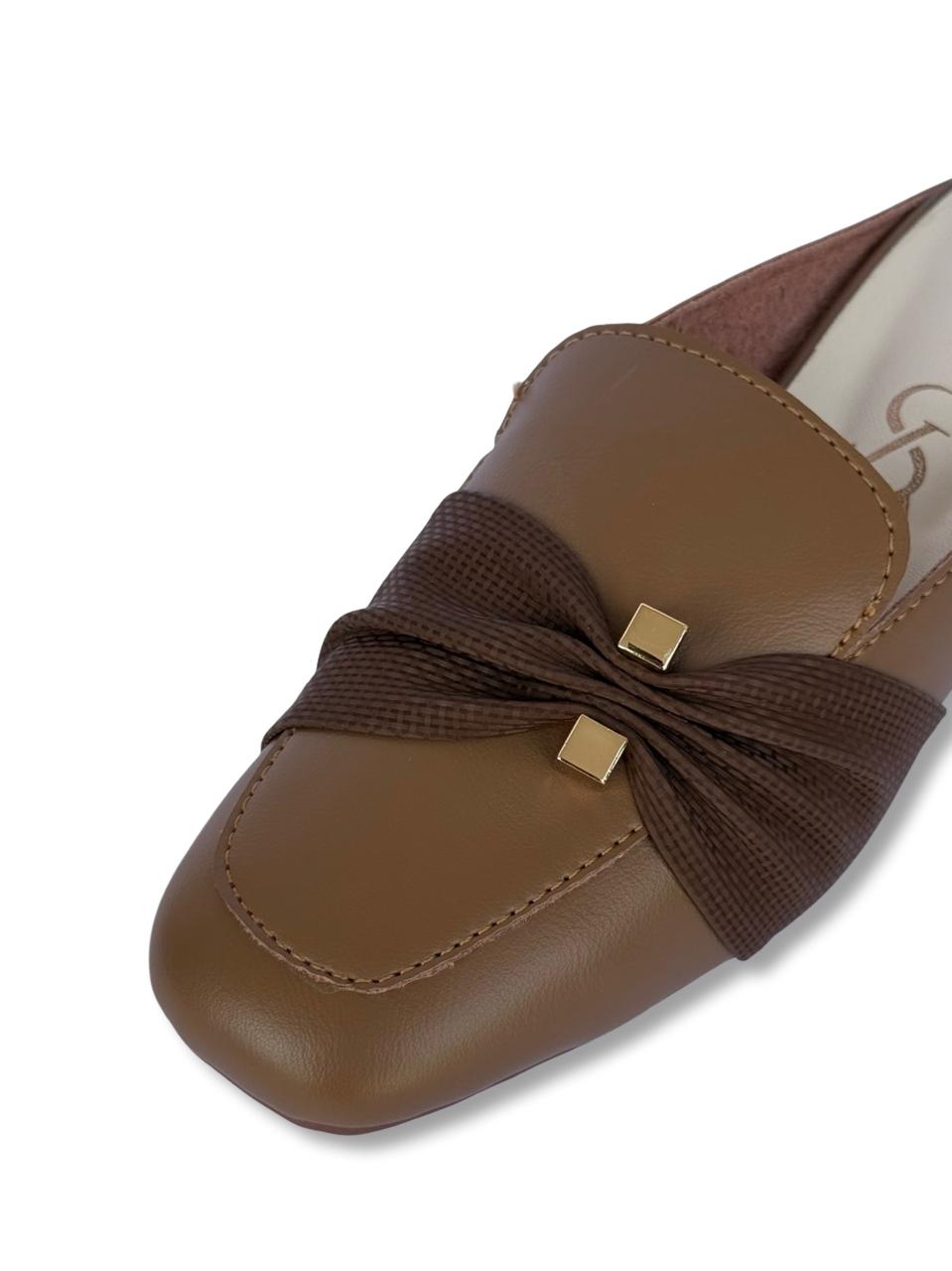 Plated Strap Detail Mules