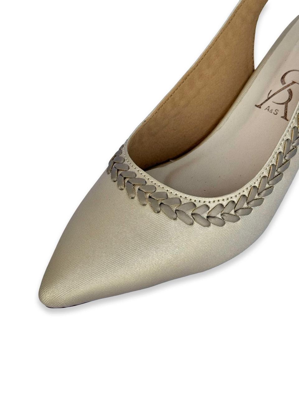 Braid Detail Kitten Heels