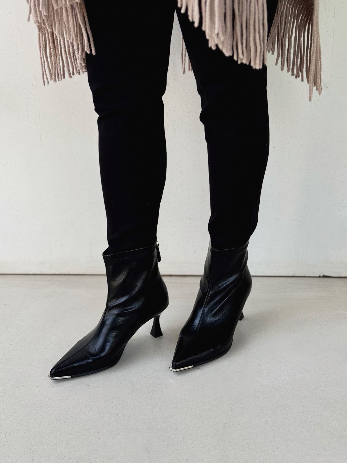 Metal-Tip ankle boots