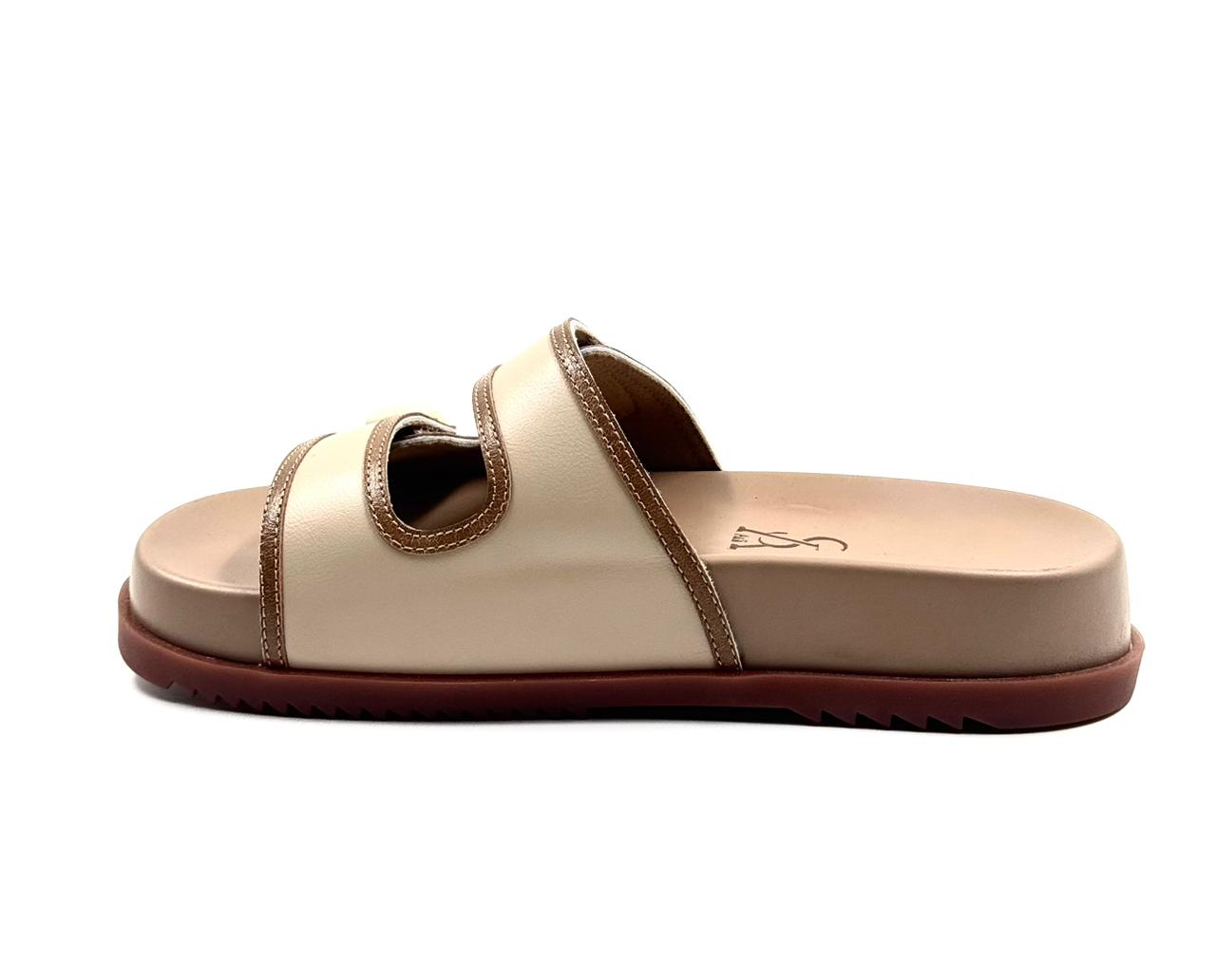 Double strap cushioned flats