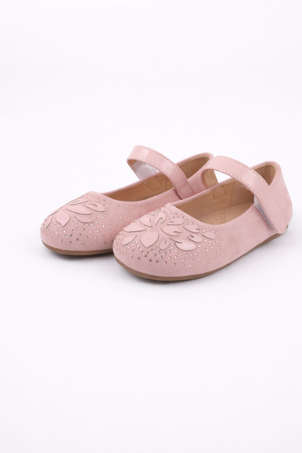Floral Embellished kids ballerinas