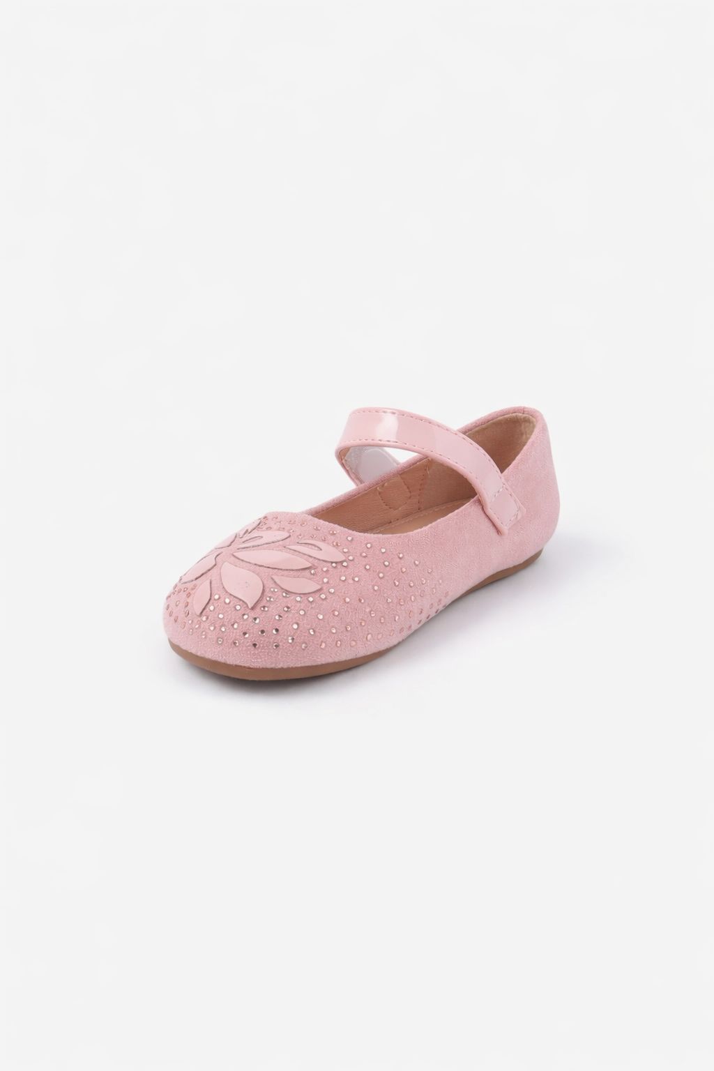 Floral Embellished kids ballerinas