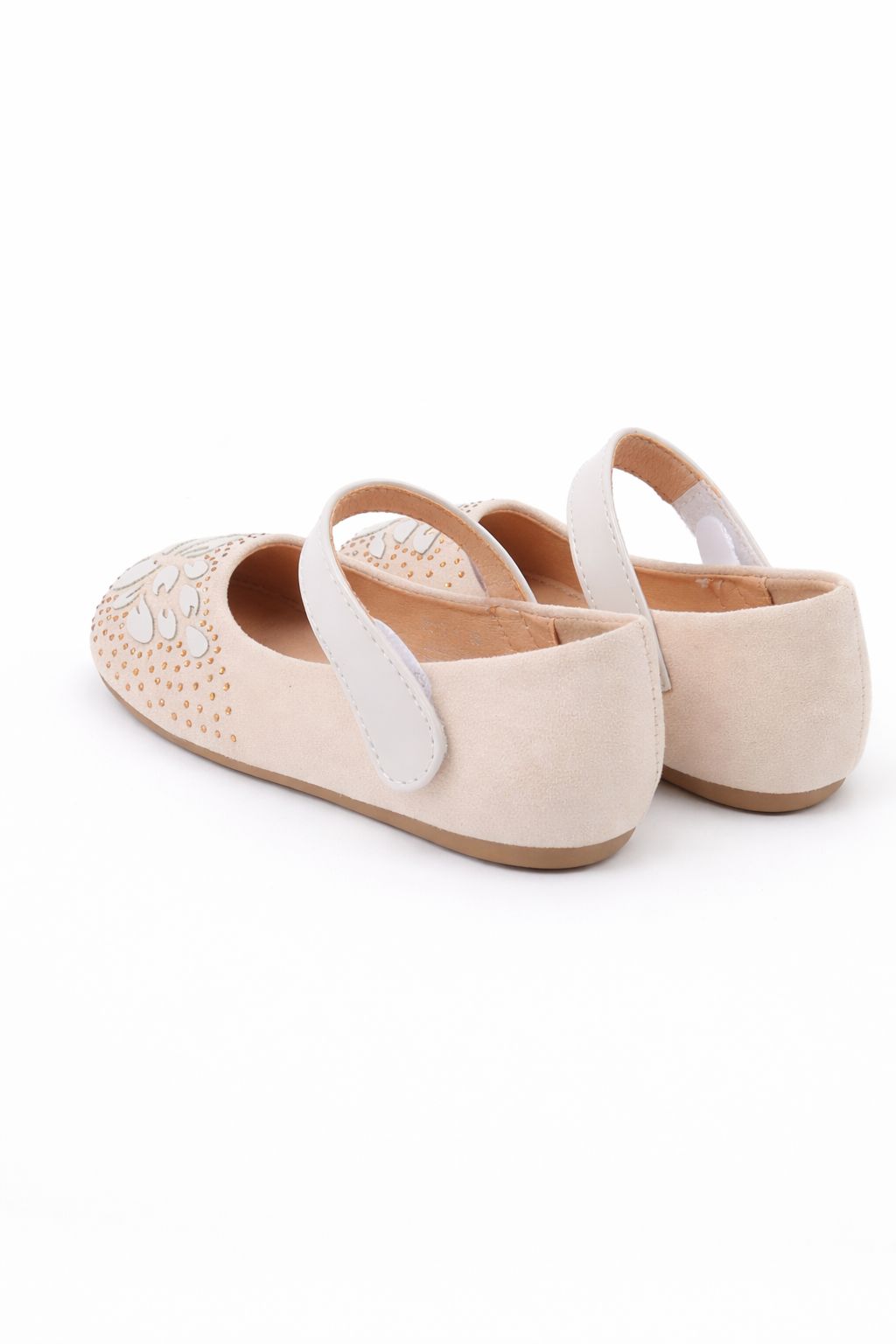 Floral Embellished kids ballerinas
