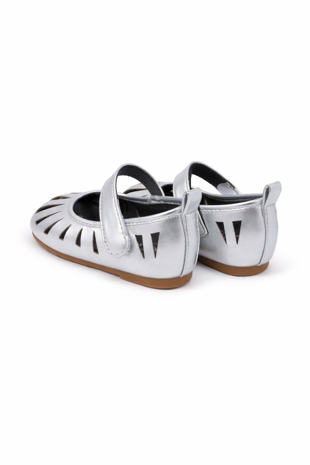 Cut-Out Strap Kids Ballerinas
