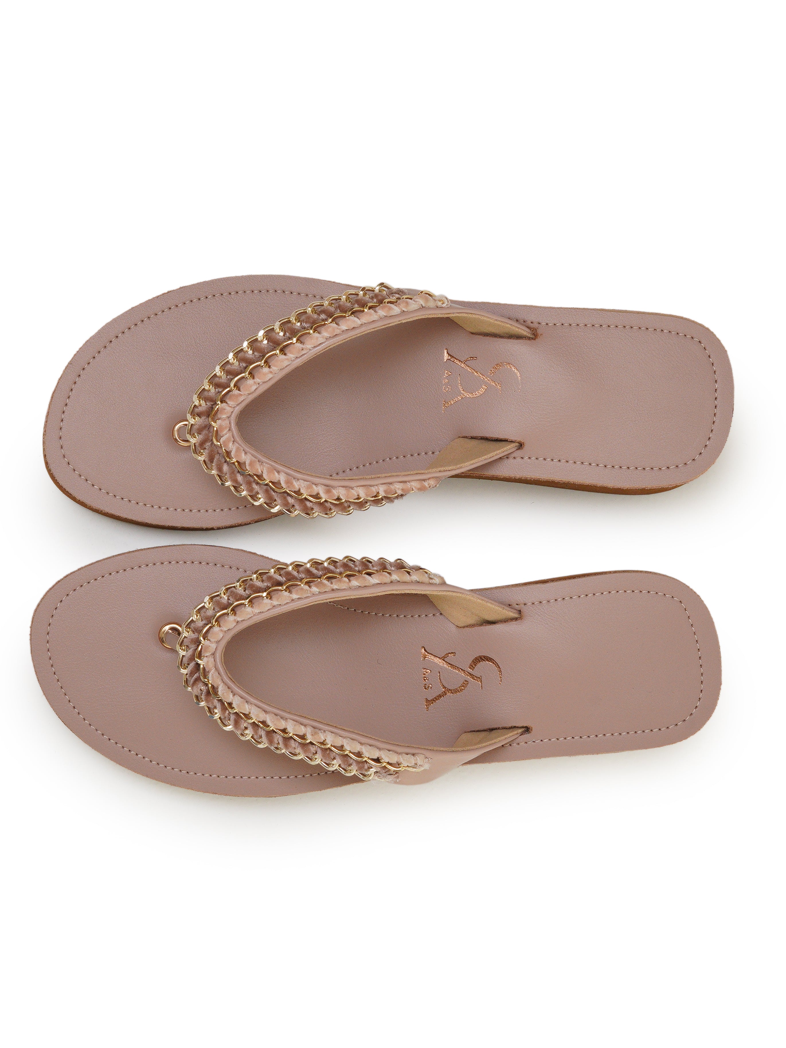 Dual Chain Detail Flip Flop Platform