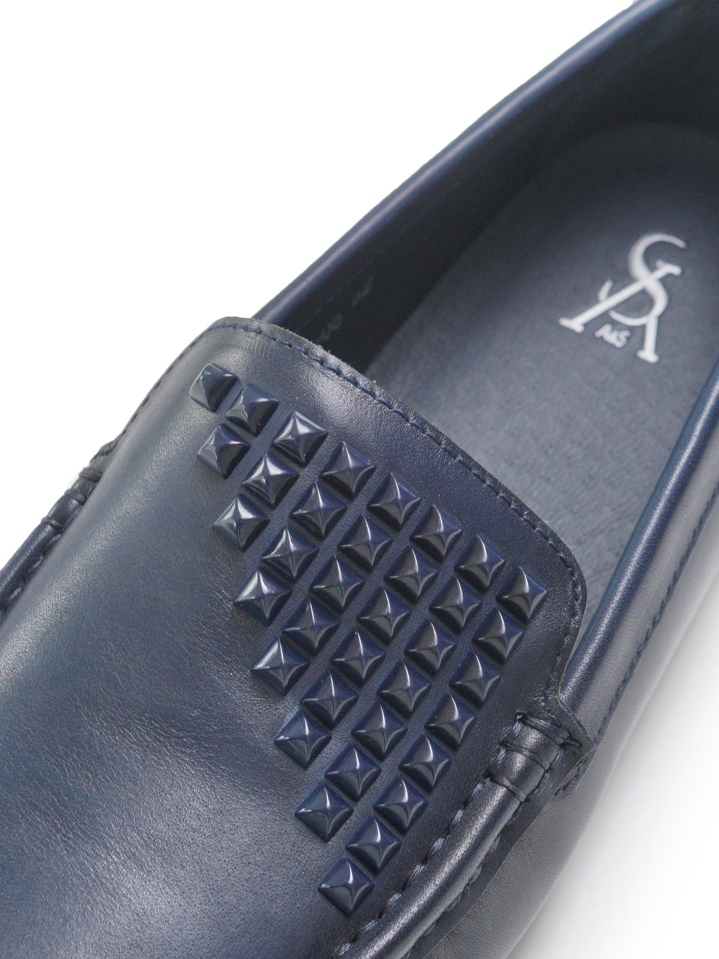 Studded moccasins