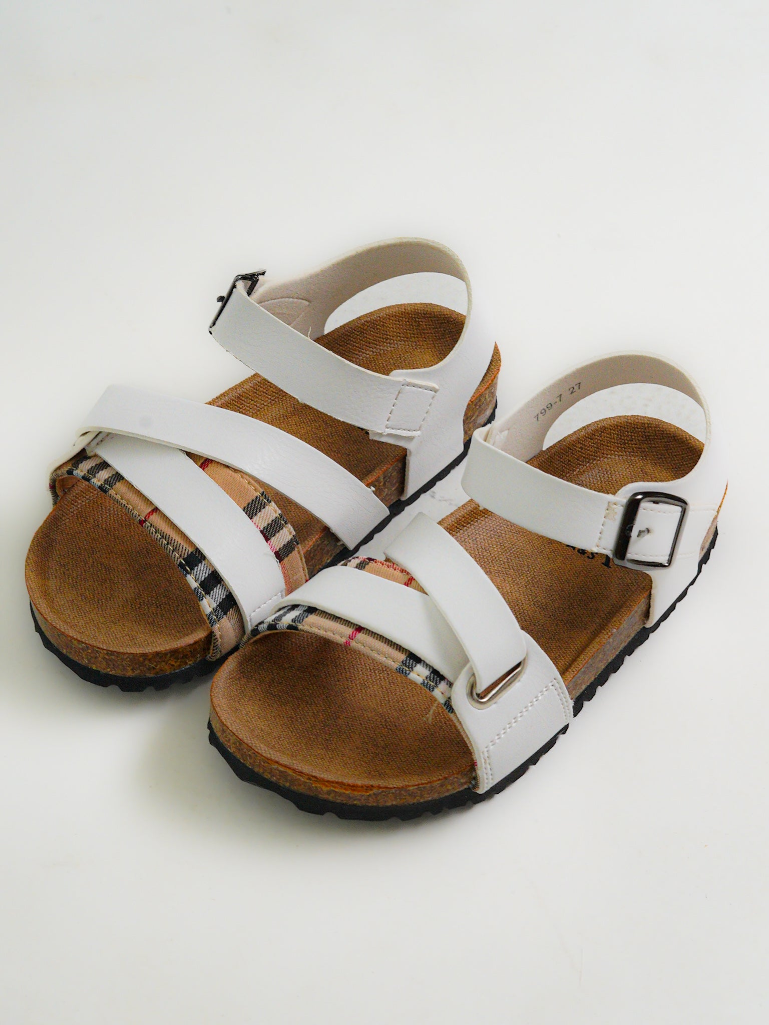 Print Detail Strappy Sandals