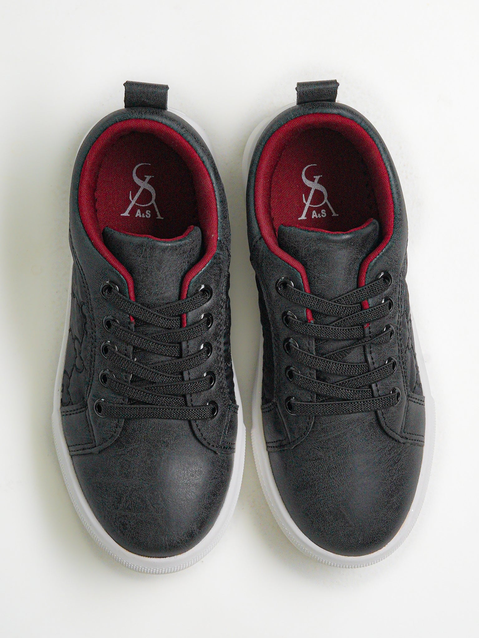 Textured Lace Detail Sneakers