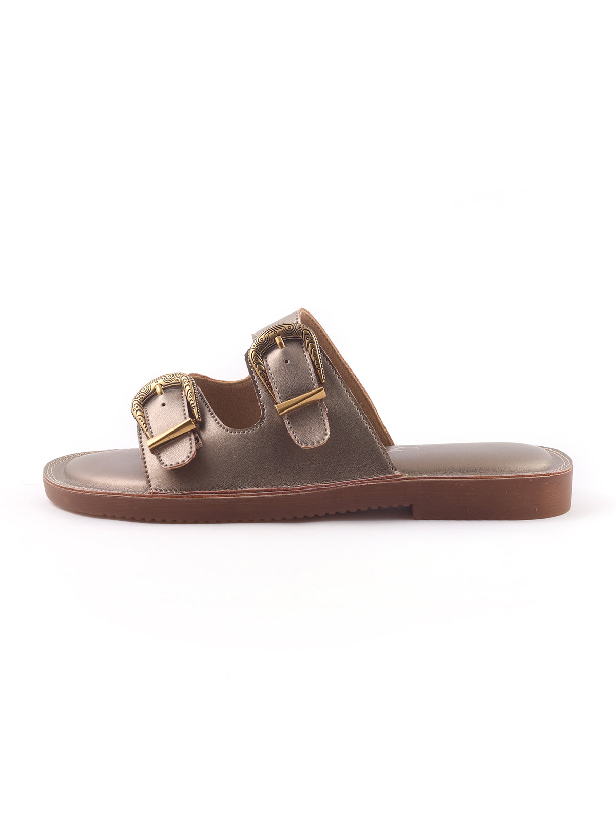 Antique buckle detail slip on